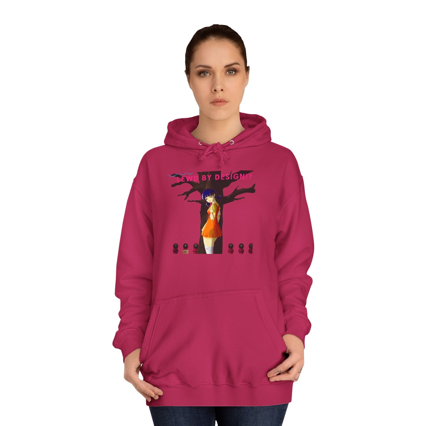 Trendy Anime College Hoodie, Cozy Unisex Sweatshirt, Perfect Gift for Students, Casual Streetwear, Unique Graphic Pullover
