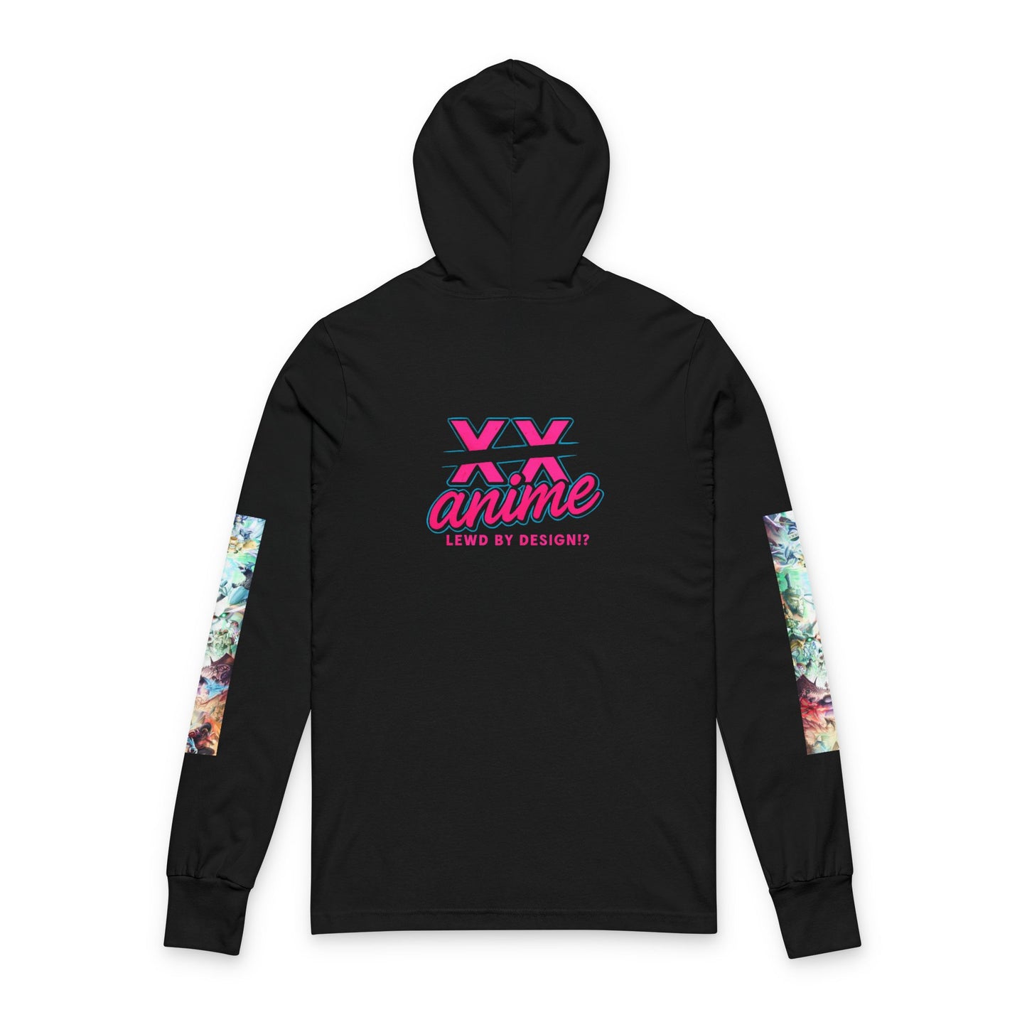 Anime-Inspired bleach Unisex Hooded Long Sleeve Tee, Trendy Streetwear, Cozy Layering Piece, Perfect for Anime Fans, Casual Wear, Gift for Holidays