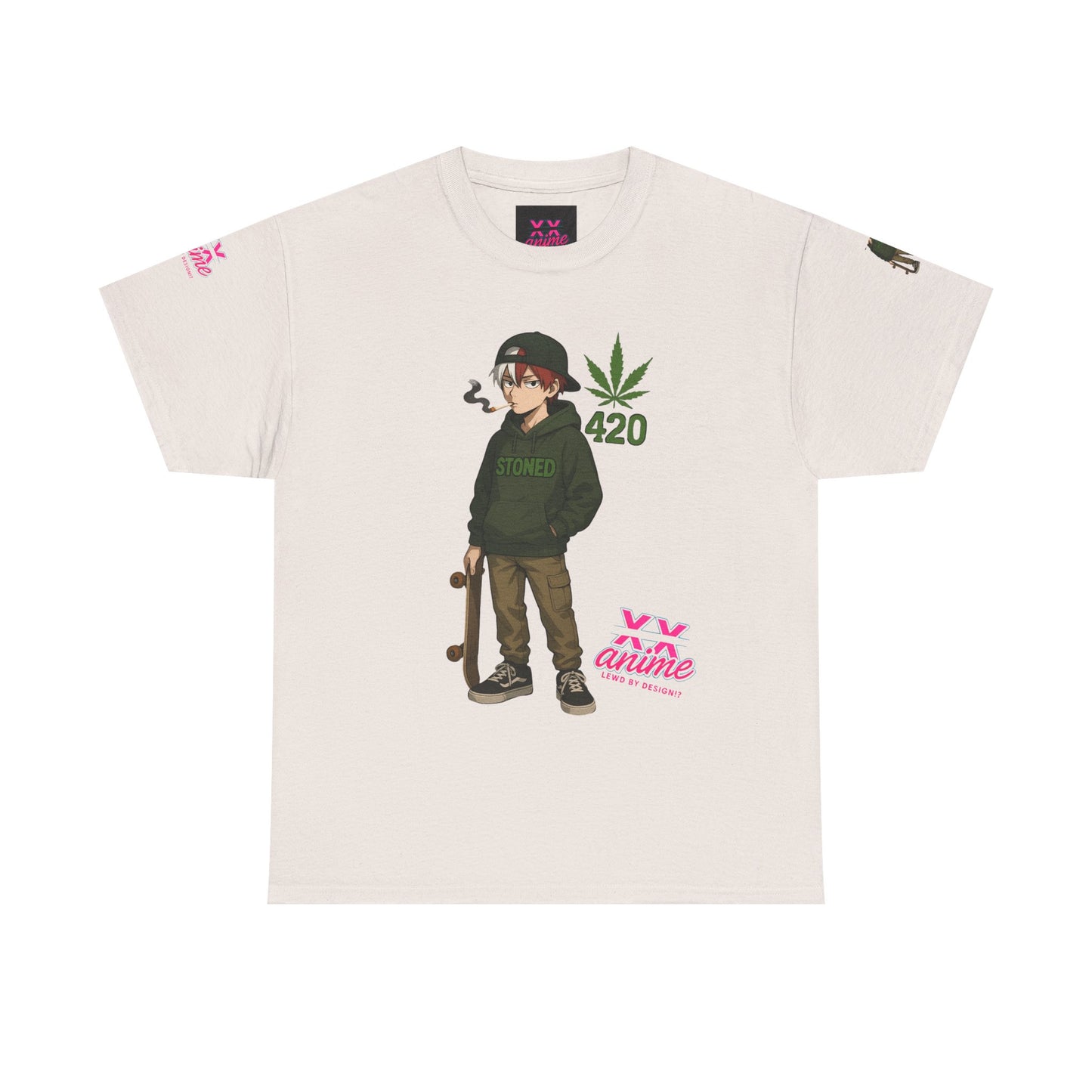 Anime-Inspired Unisex Heavy Cotton Tee, Streetwear, Gamer Style Shirt, Cool Graphic T-Shirt, Casual Anime Fashion, Perfect for 420 [...]