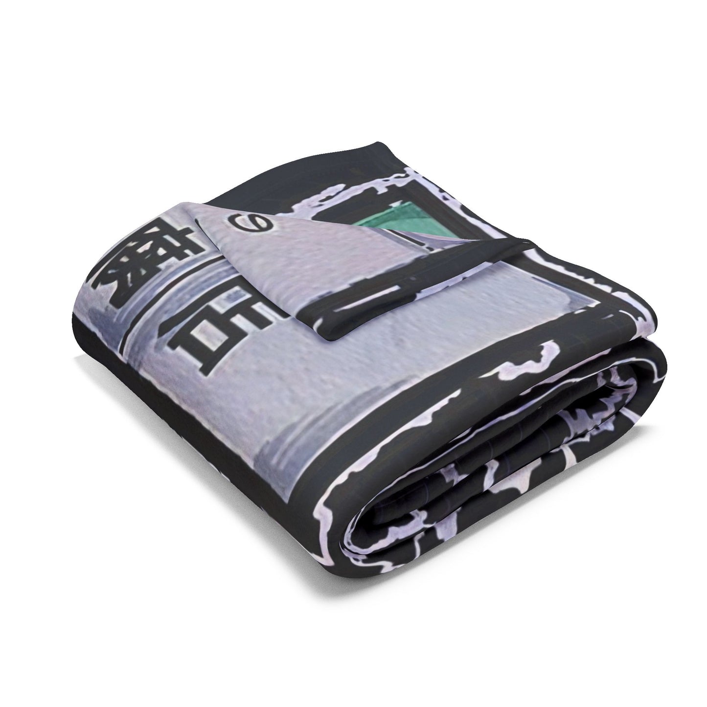 Cozy Arctic Fleece initial D 2 Blanket, Warm Throw for Home, Unique Manga Art, Perfect Gift for Anime Lovers, Comfortable Sofa Accessory