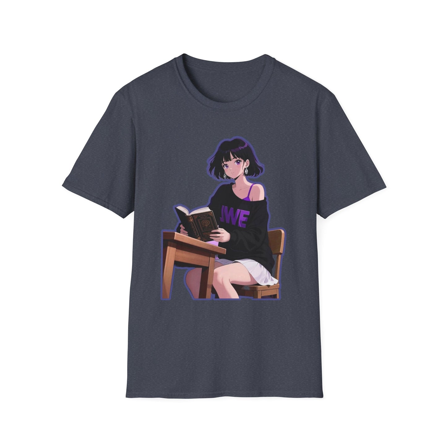 Charming Anime sailor moon 5 Reader T-Shirt | Perfect for Book Lovers, Gift for Students, Cozy Wear, Casual Style, Unique Tee