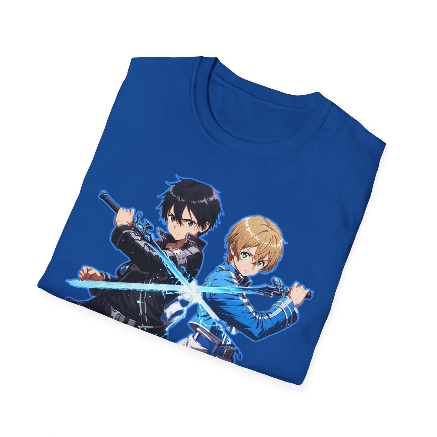 Anime-Inspired sao 10 Unisex Softstyle T-Shirt, Casual Wear, Gift for Otaku, Birthday Present, Soft Graphic Tee