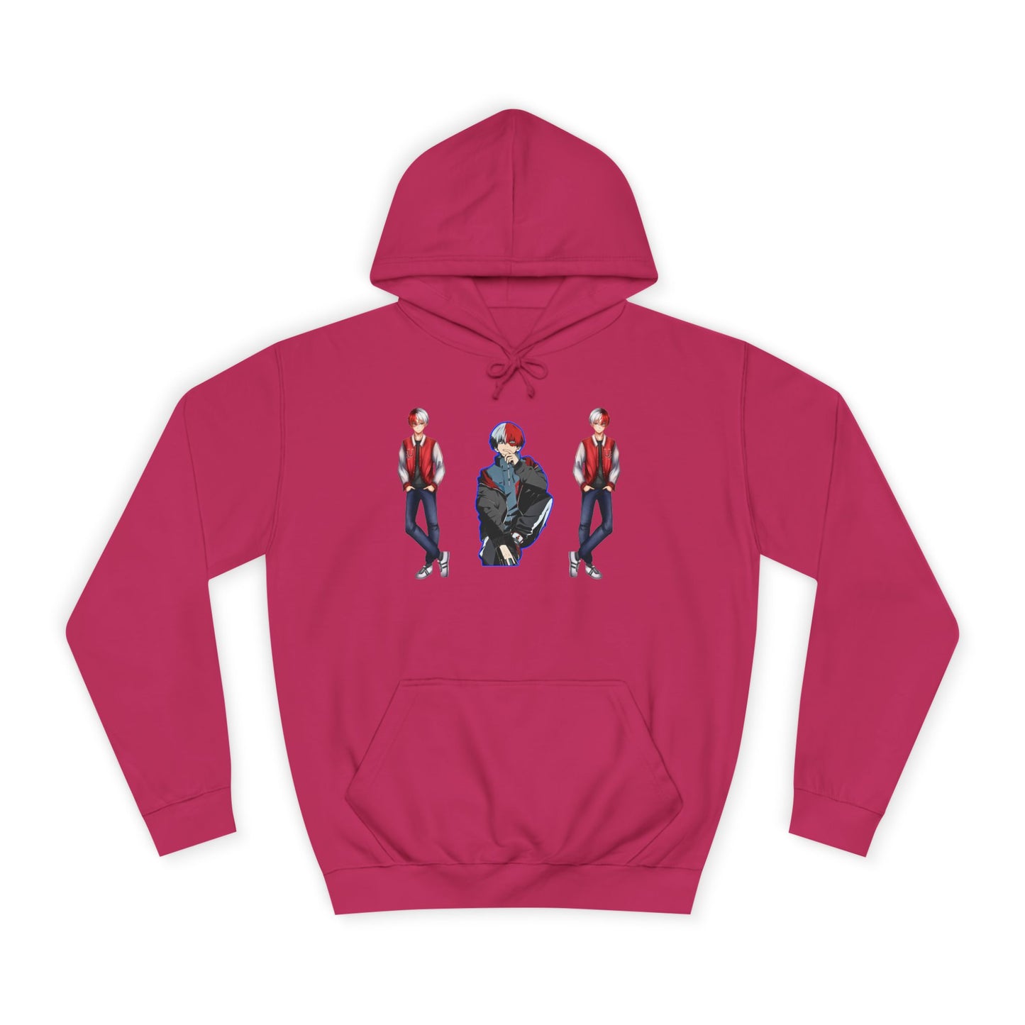 Hero school toto style Hoodie, Cozy Casual Wear, Gift for Students, Streetwear, Music Events, College Hoodie, Graphic Sweater