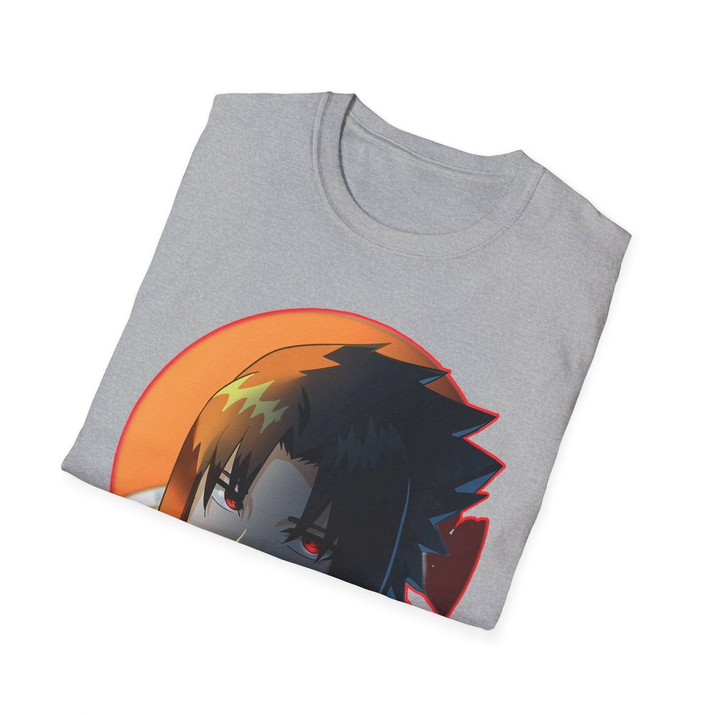 Anime-Inspired naruto Unisex Softstyle T-Shirt with Cool Character Design, Graphic Tee for Fans, Perfect for Gifts, Casual Wear, Unisex Apparel