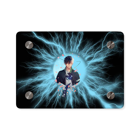 Dynamic Acrylic Wall Art Panels - Unique Home Decor, Modern Wall Decor, Lightning Theme, Gift for Anime Lovers, Room Aesthetic