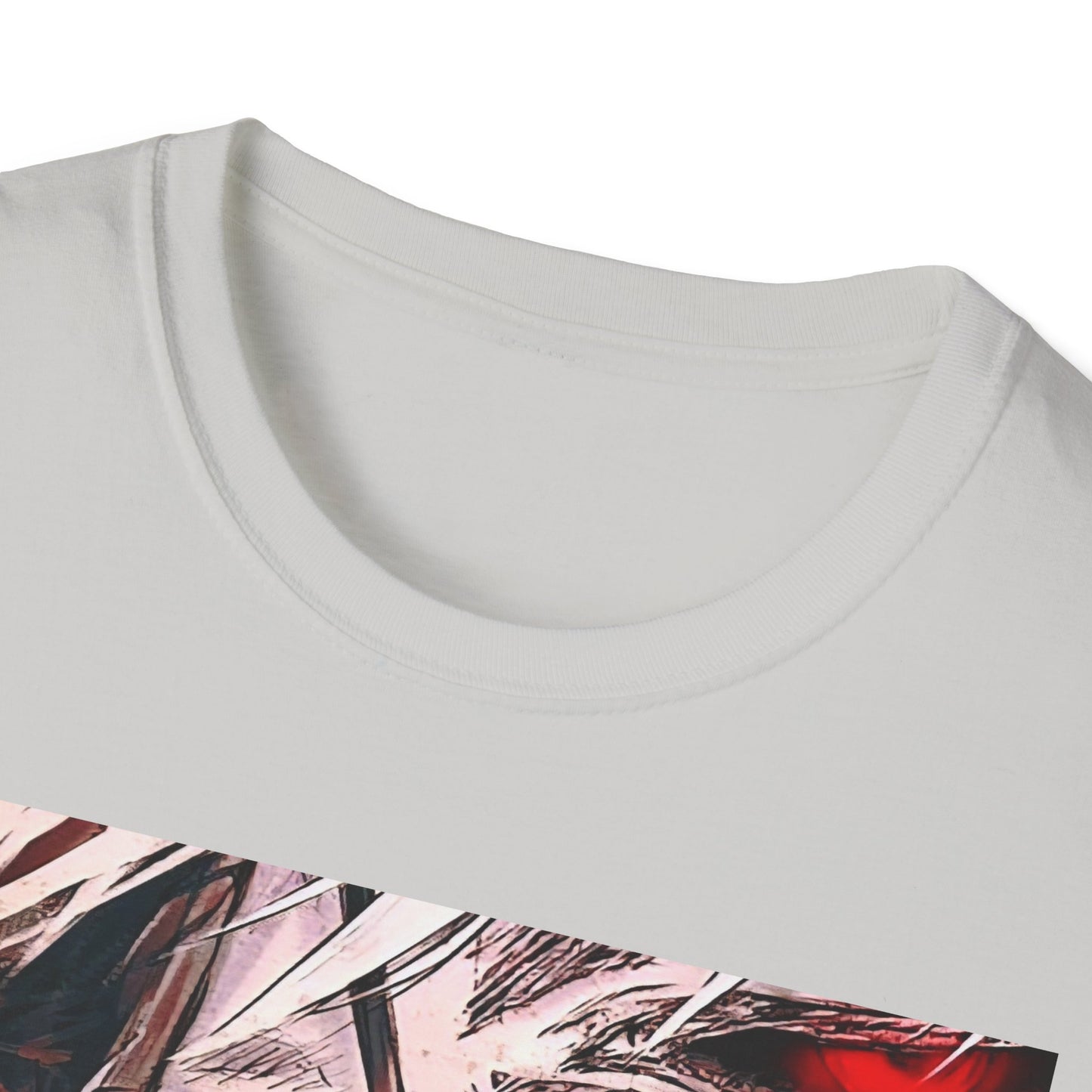 Anime-Inspired Graphic tokyo ghoul styleT-Shirt for Fans, Casual Wear, Birthday Gift, Unisex Softstyle Tee, Perfect for Conventions, Manga Enthusiasts
