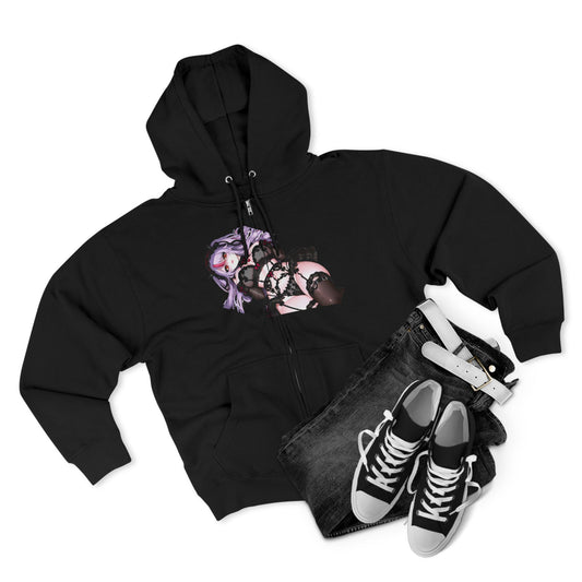 Anime-Inspired Unisex Zip Hoodie - Perfect for Fans, Anime Lovers, Cosplay, or Casual Wear, Gifts for Birthdays and Conventions