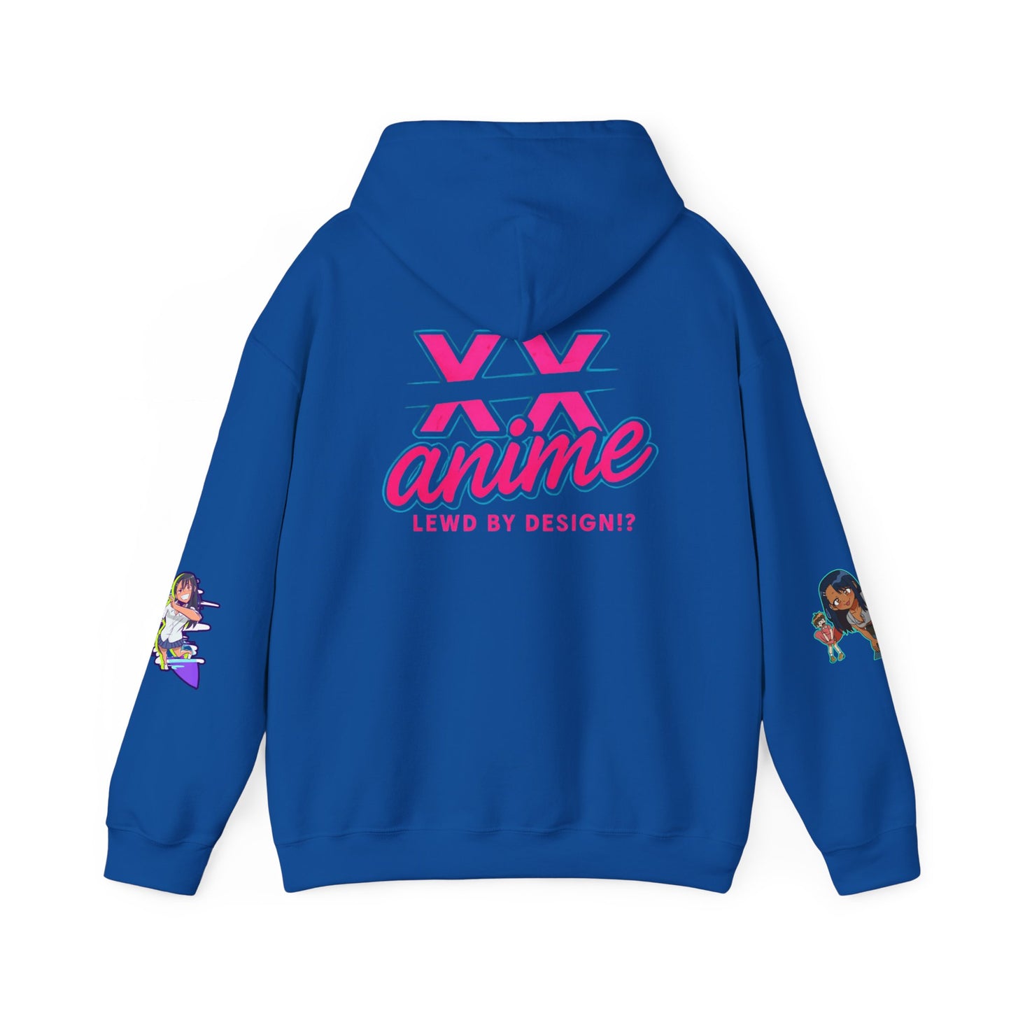Anime-Themed Hoodie with Playful Graphics, Gift for Anime Fans, Cozy Lounge Wear, Casual Streetwear, Unique Gift Idea