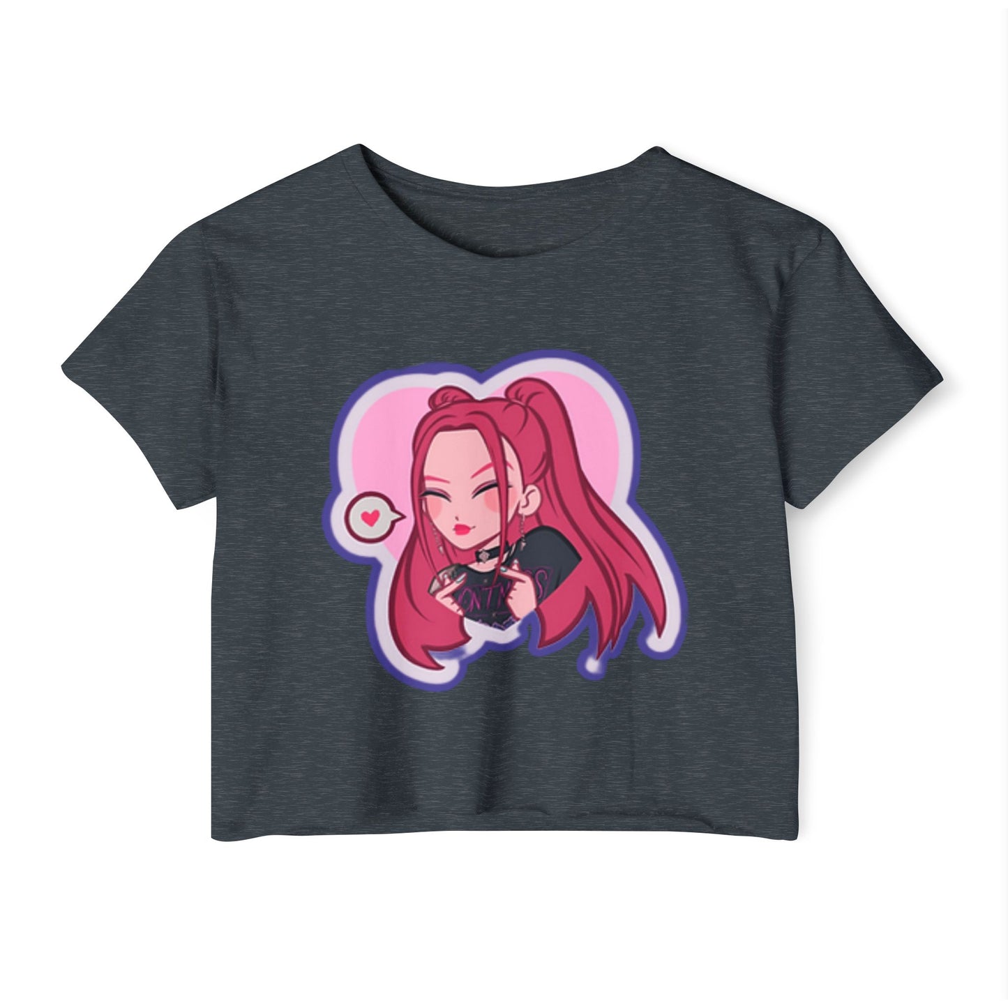 Idol style 3 Women's Festival Crop Top - Trendy, Summer Fashion, Festival Wear, Cute Outfit, Street Style