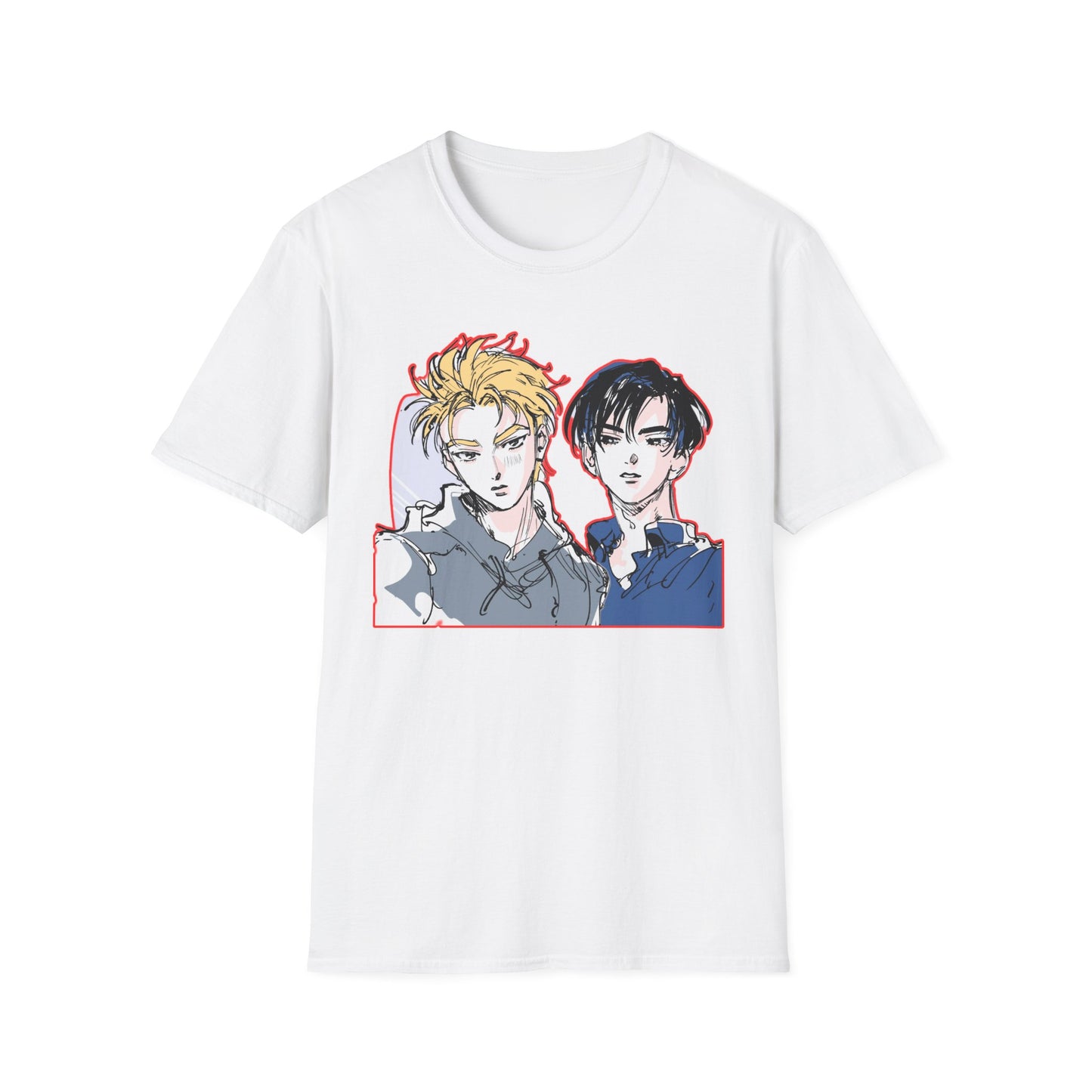 Anime-Inspired initial D 13 Unisex Softstyle T-Shirt, Stylish Graphic Tee, Casual Wear, Gift for Anime Lovers, Everyday Fashion