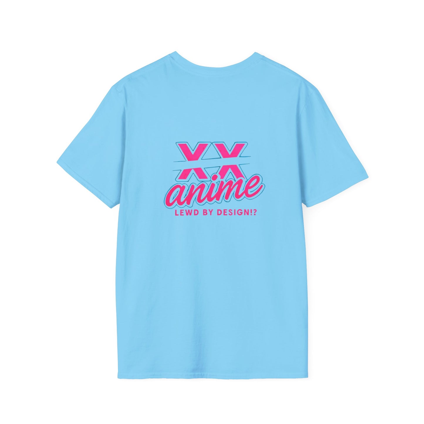 Cute Anime lewd style bunny 3-inspired Unisex T-Shirt with Playful Designs, Perfect for Niche Enthusiasts, Gift for Cosplay Events, Trendy Streetwear