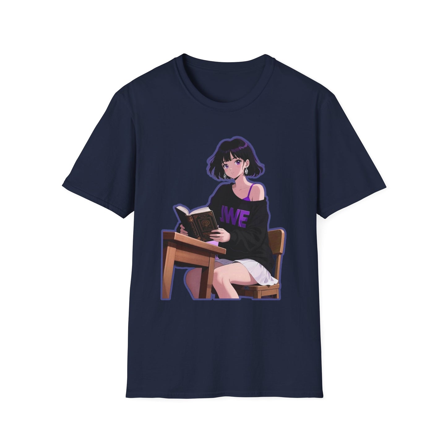 Charming Anime sailor moon 5 Reader T-Shirt | Perfect for Book Lovers, Gift for Students, Cozy Wear, Casual Style, Unique Tee