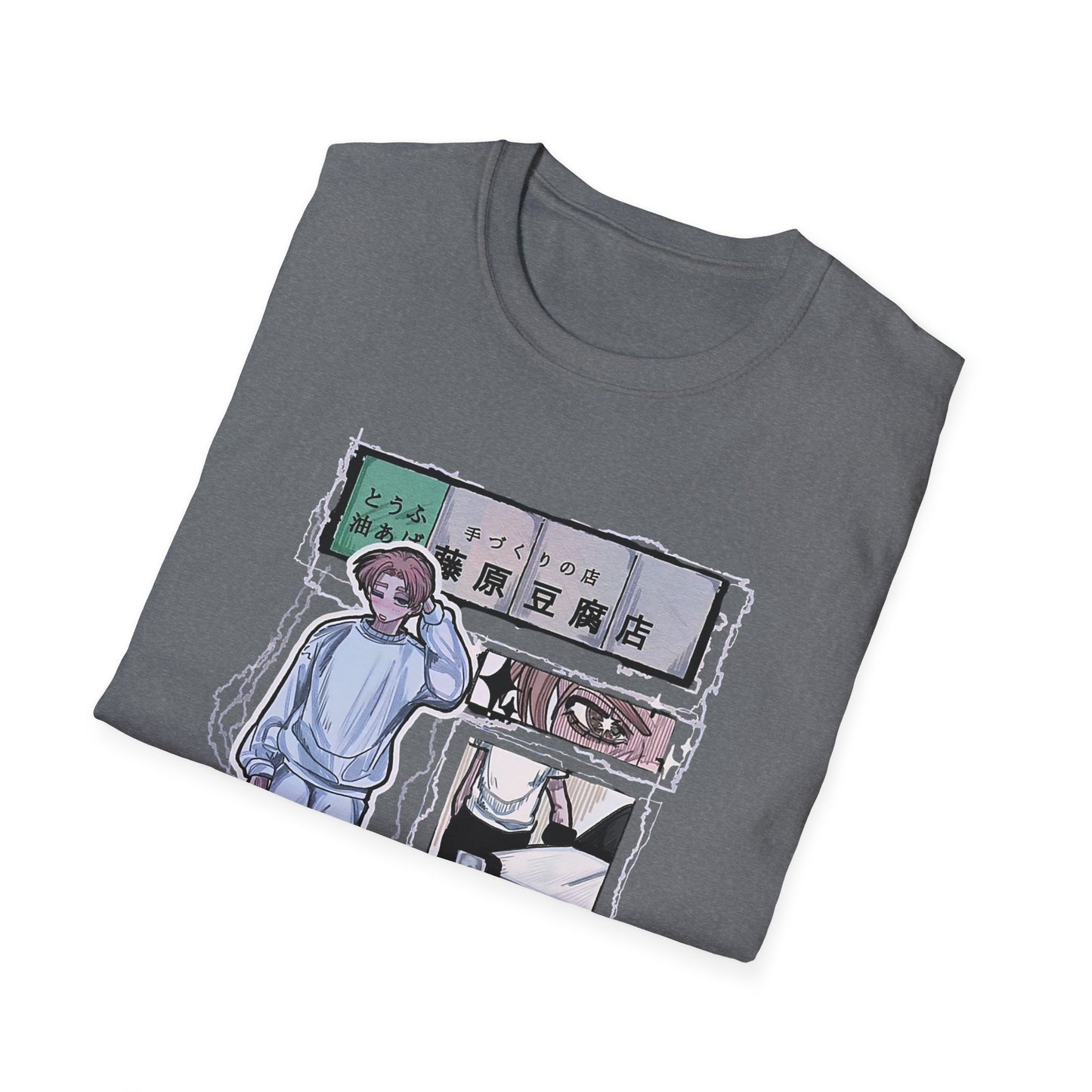 Whimsical Artistic initial D 10 Unisex Softstyle T-Shirt, Casual Wear, Graphic Tee, Creative Gift, Everyday Fashion, Unique Art Top