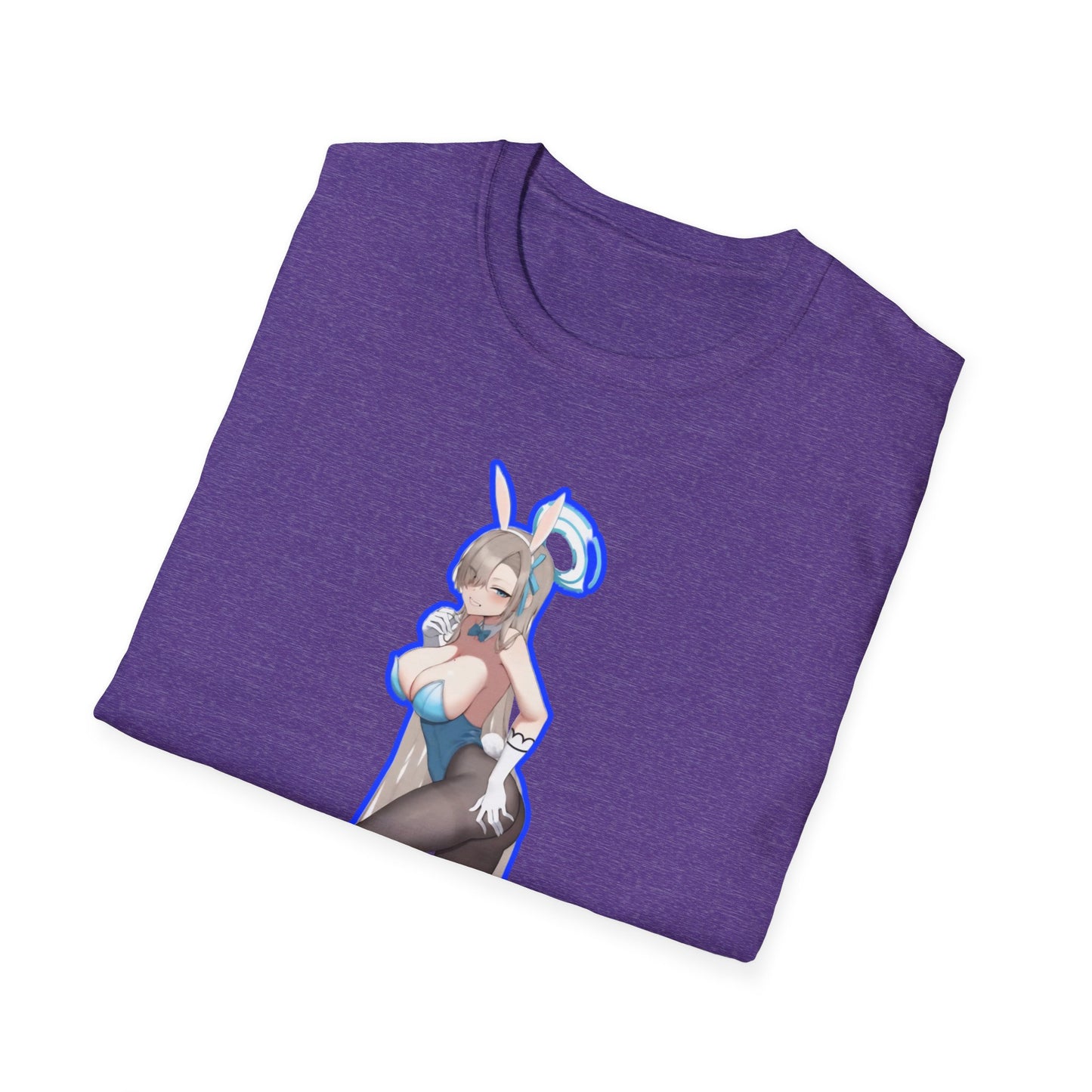 Cute Anime lewd style bunny 3-inspired Unisex T-Shirt with Playful Designs, Perfect for Niche Enthusiasts, Gift for Cosplay Events, Trendy Streetwear