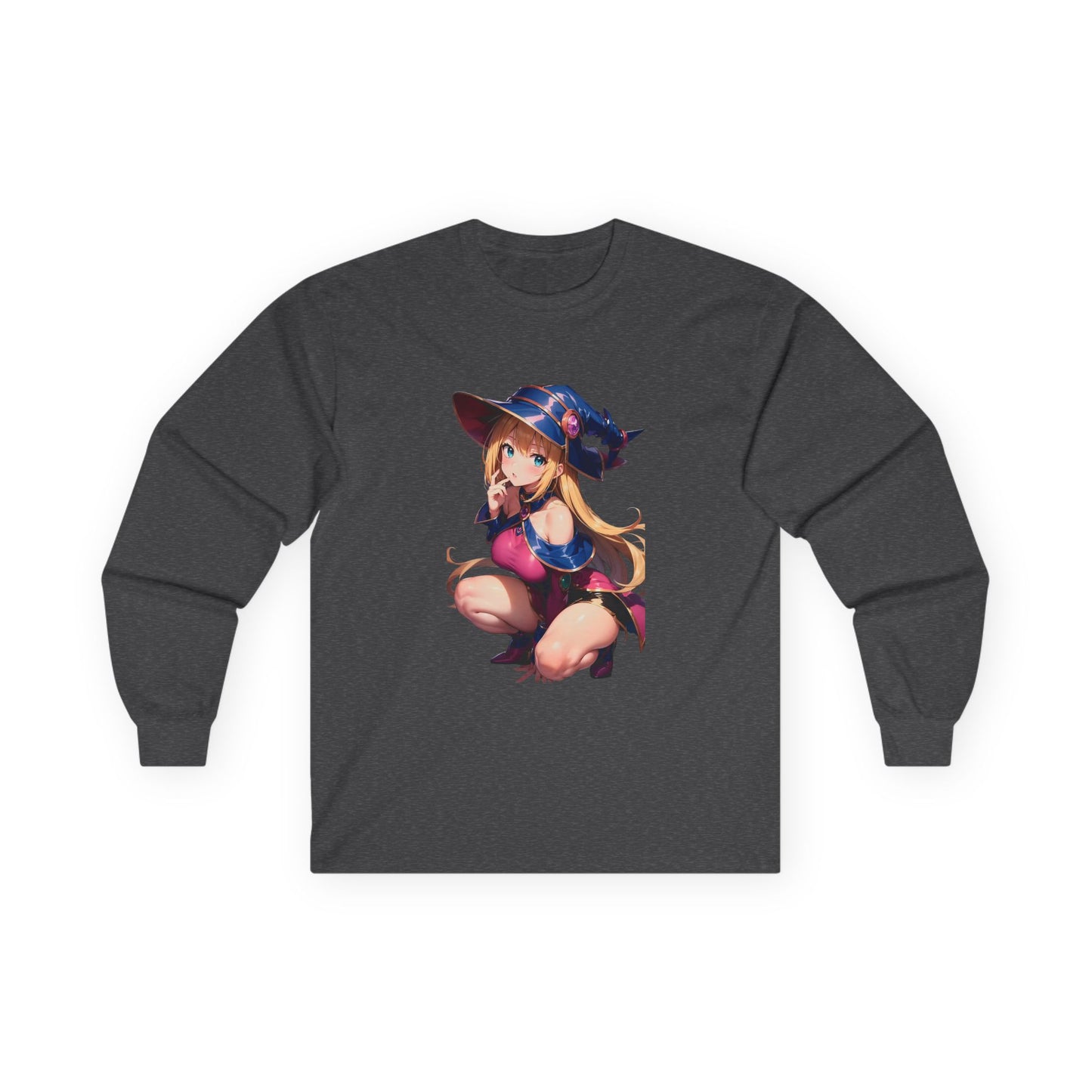 Ygo dmocgal style Long Sleeve Tee, Unisex Cotton Tee, Anime Apparel, Casual Wear, Streetwear, Unique Gift for Fans