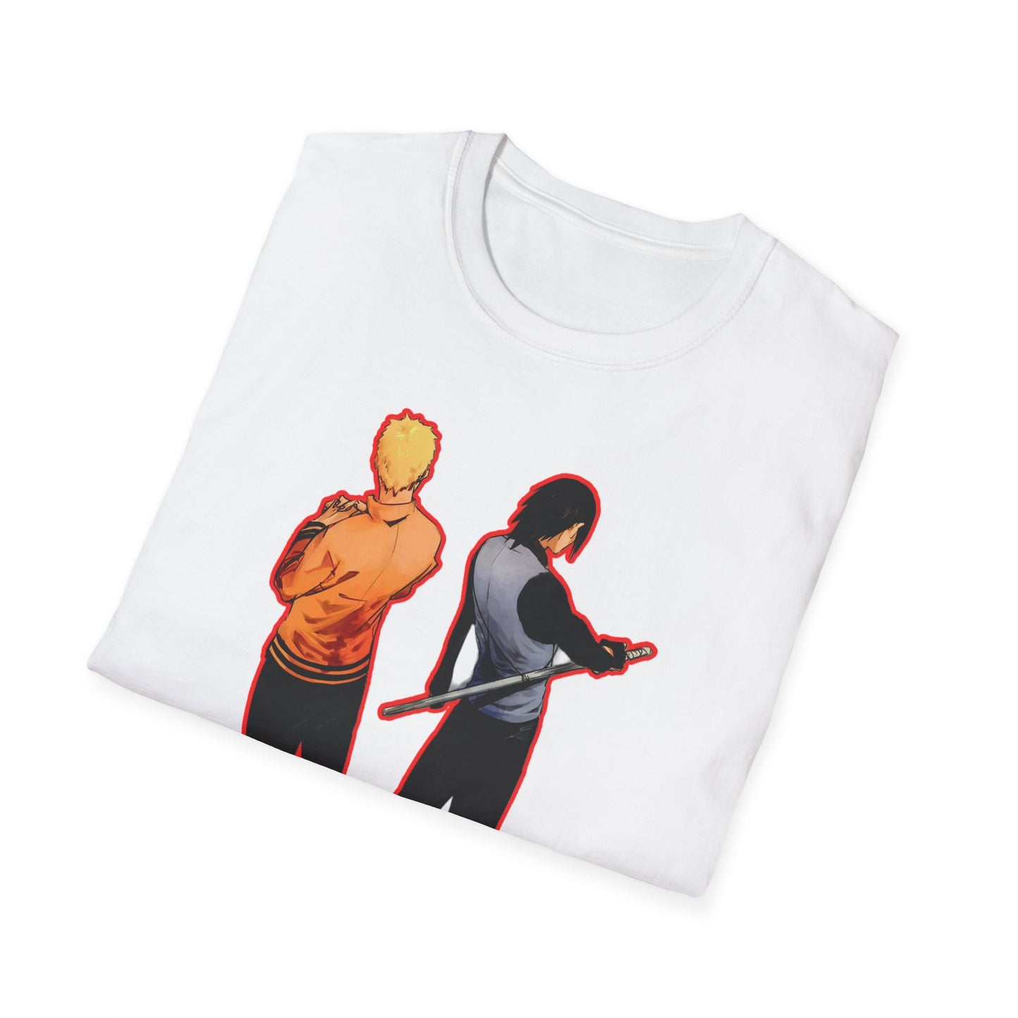 Dynamic Duo Naruto Unisex T-Shirt, Casual Graphic Tee, Perfect Gift for Friends, Birthday Apparel, Fan Merchandise