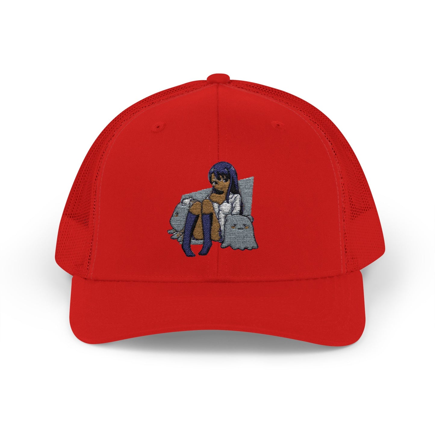 Chic Embroidered Snapback Trucker Cap, Stylish Hat for Women, Casual Fashion Accessory, Perfect Gift, Summer Vibes