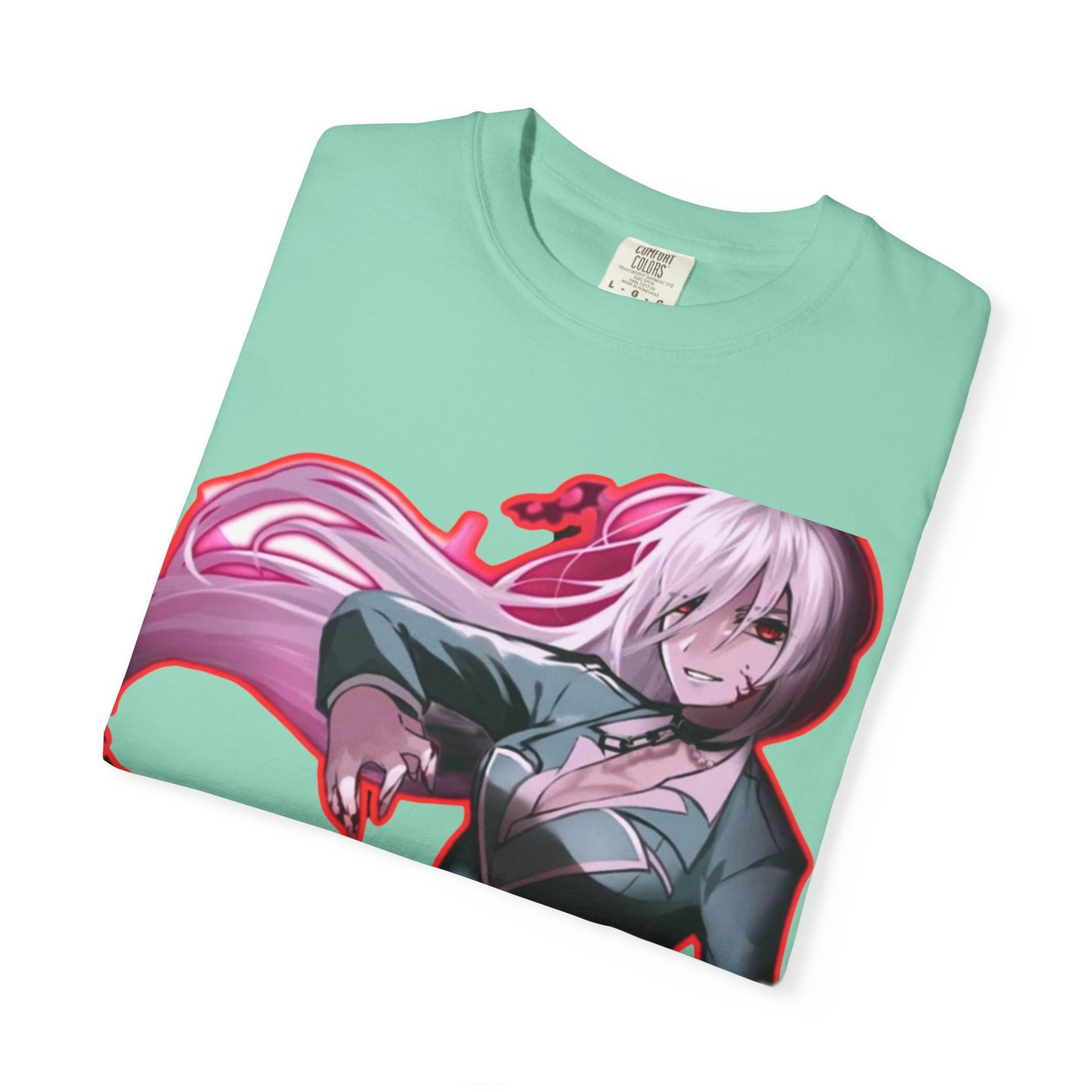 Anime-Themed T-Shirt Featuring Bold Artwork
