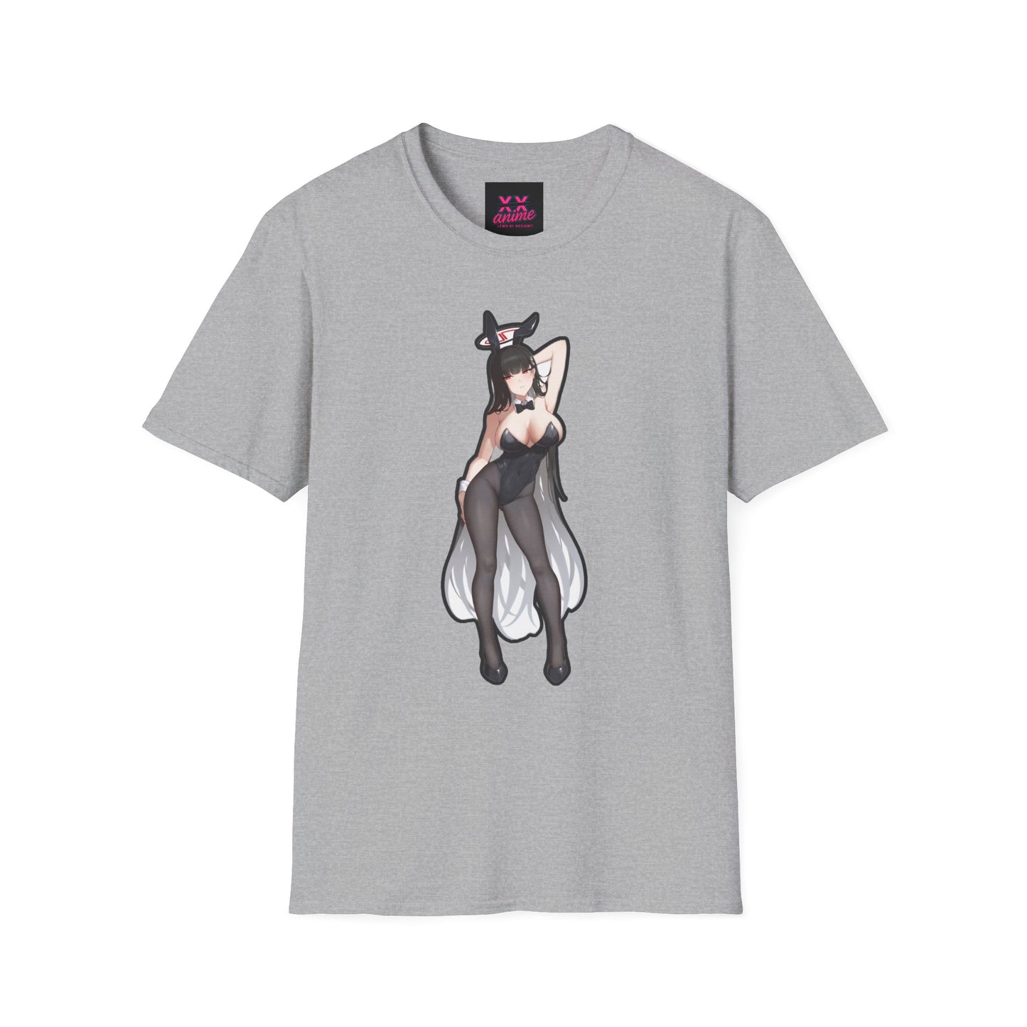 Anime-Inspired Witchy lewd bunny 2 T-Shirt: Spooky Season Vibe, Perfect for Comic Con, Halloween Party, or Casual Wear, Unisex Softstyle Tee, [...]