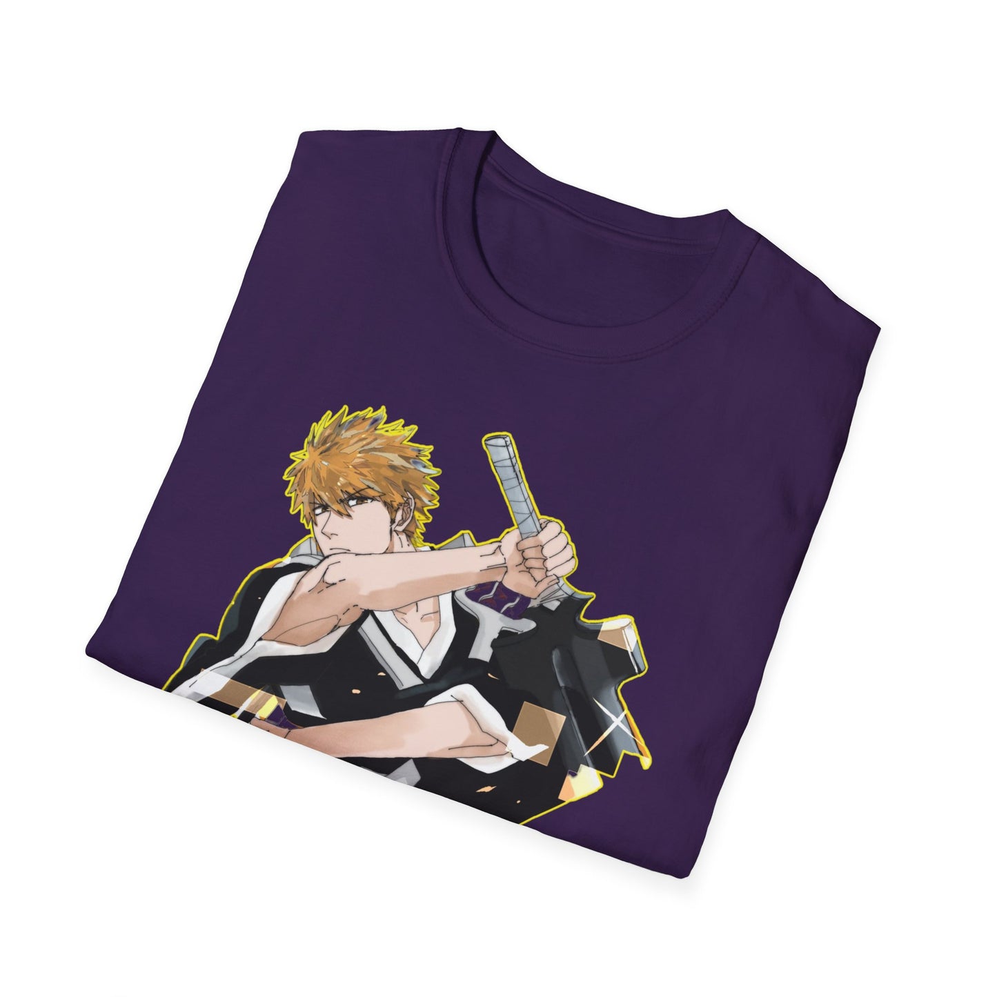 Bleach 12 Anime Unisex T-Shirt, Ichigo Graphic Tee, Softstyle Shirt, Gift for Fans, Casual Wear, Anime Merchandise