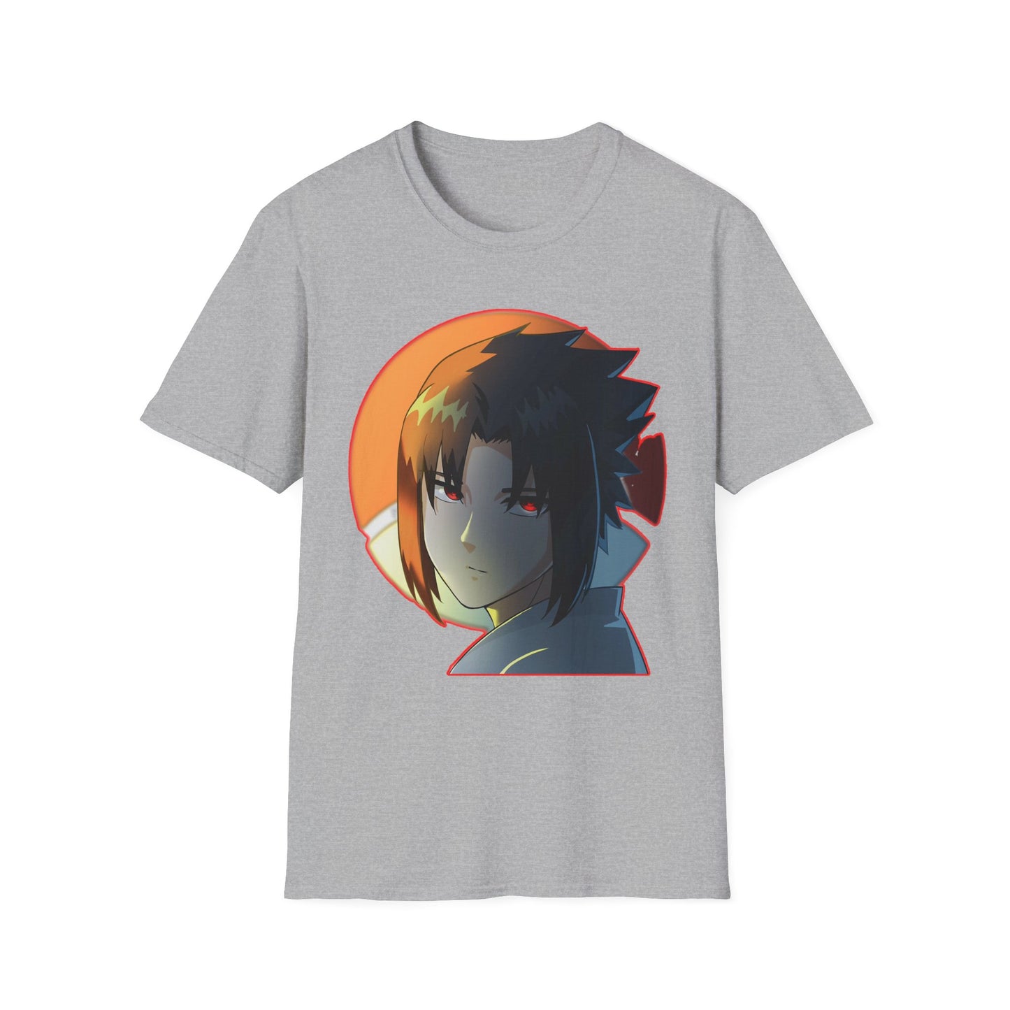 Anime-Inspired naruto Unisex Softstyle T-Shirt with Cool Character Design, Graphic Tee for Fans, Perfect for Gifts, Casual Wear, Unisex Apparel