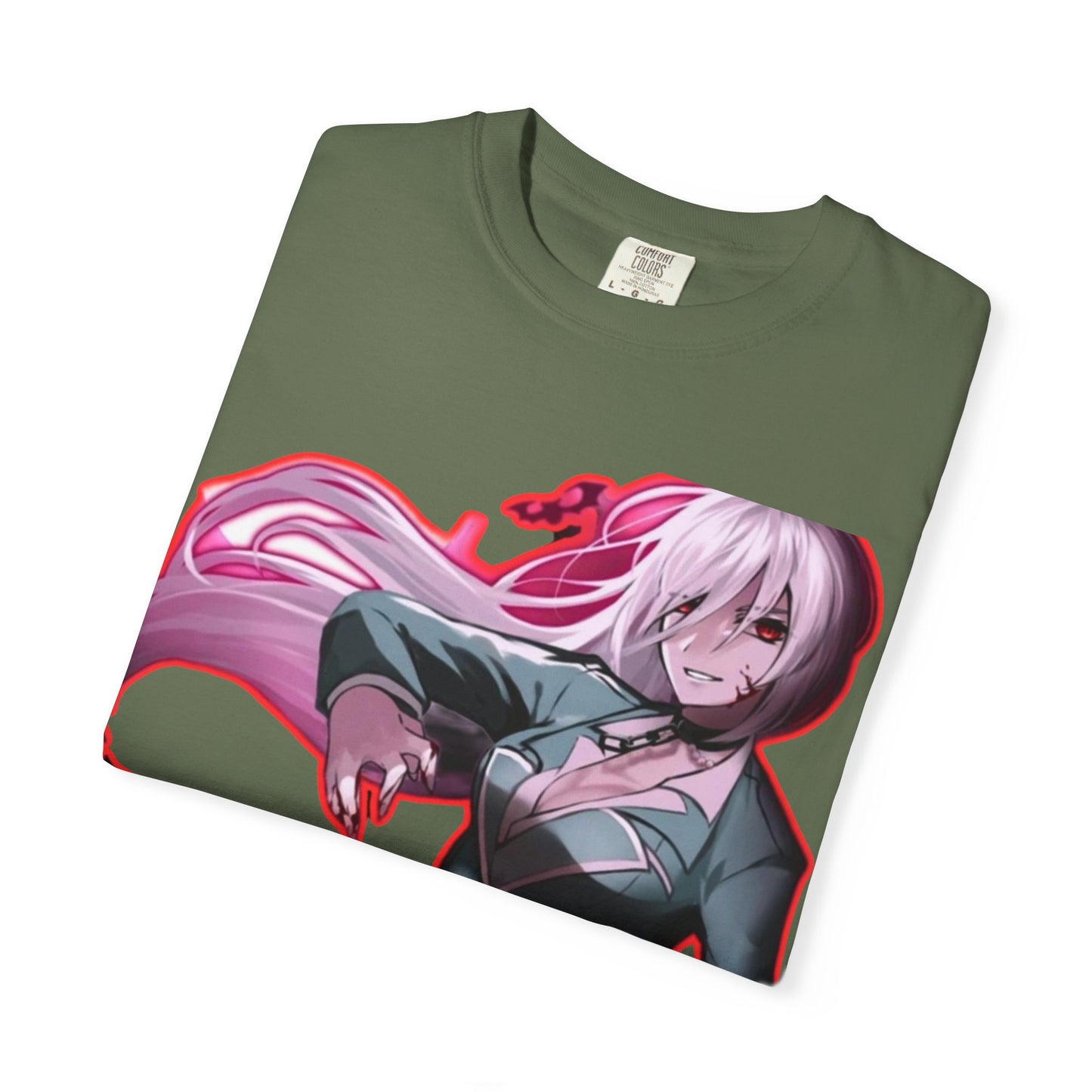 Anime-Themed T-Shirt Featuring Bold Artwork