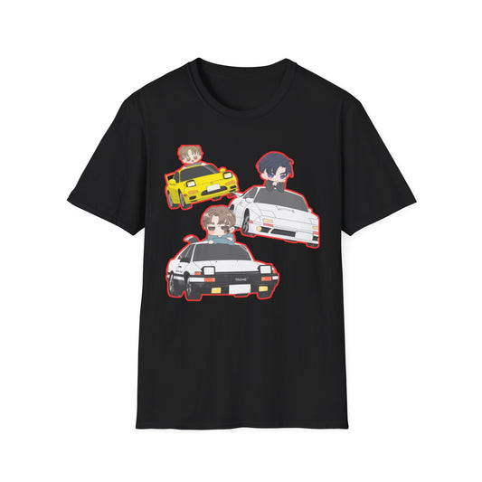 Anime Car initial D 2 Enthusiast T-Shirt, Cool Graphic Tee, Unisex Design, Perfect Gift for Gamers, Casual Streetwear, Fun Summer Shirt