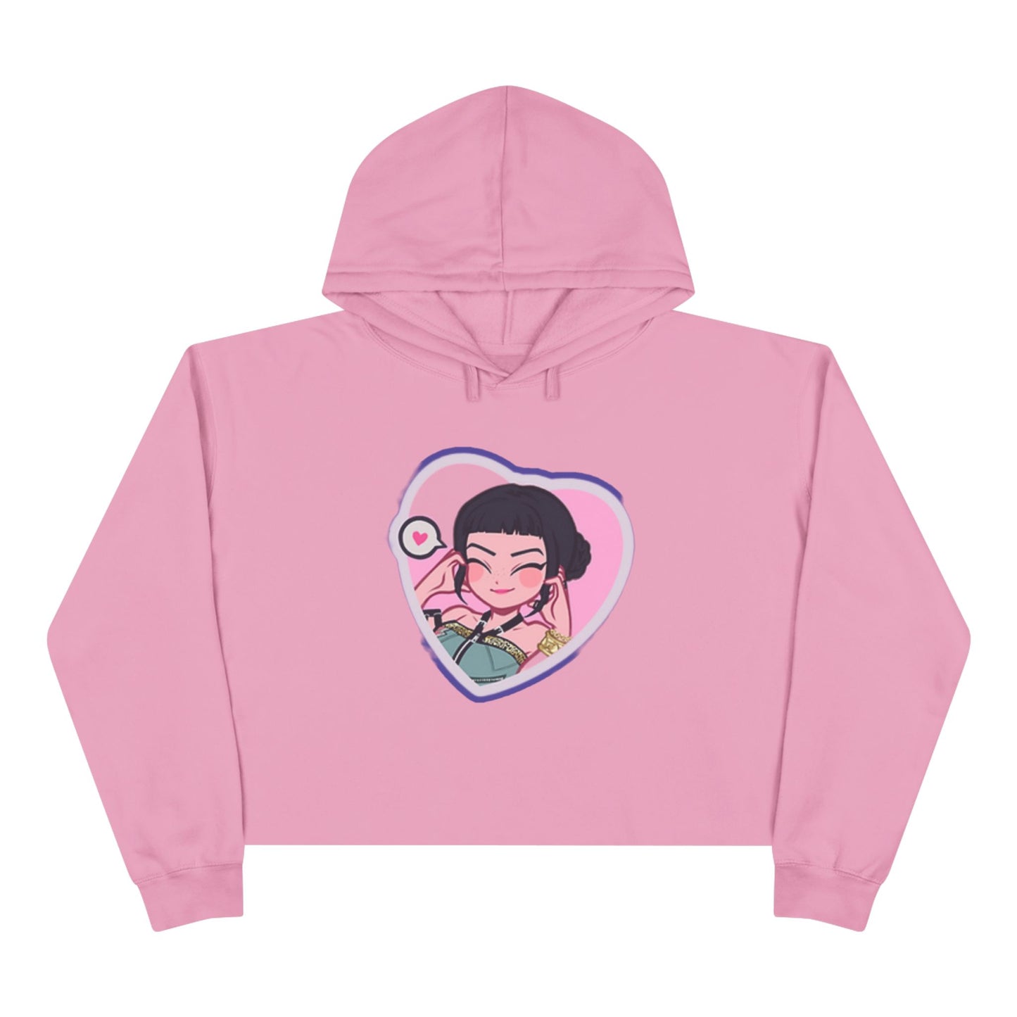 Idol style 2 Crop Hoodie, Stylish Casual Wear, Gift for Anime Fans, Perfect for Parties & Events, Unique Trendy Apparel
