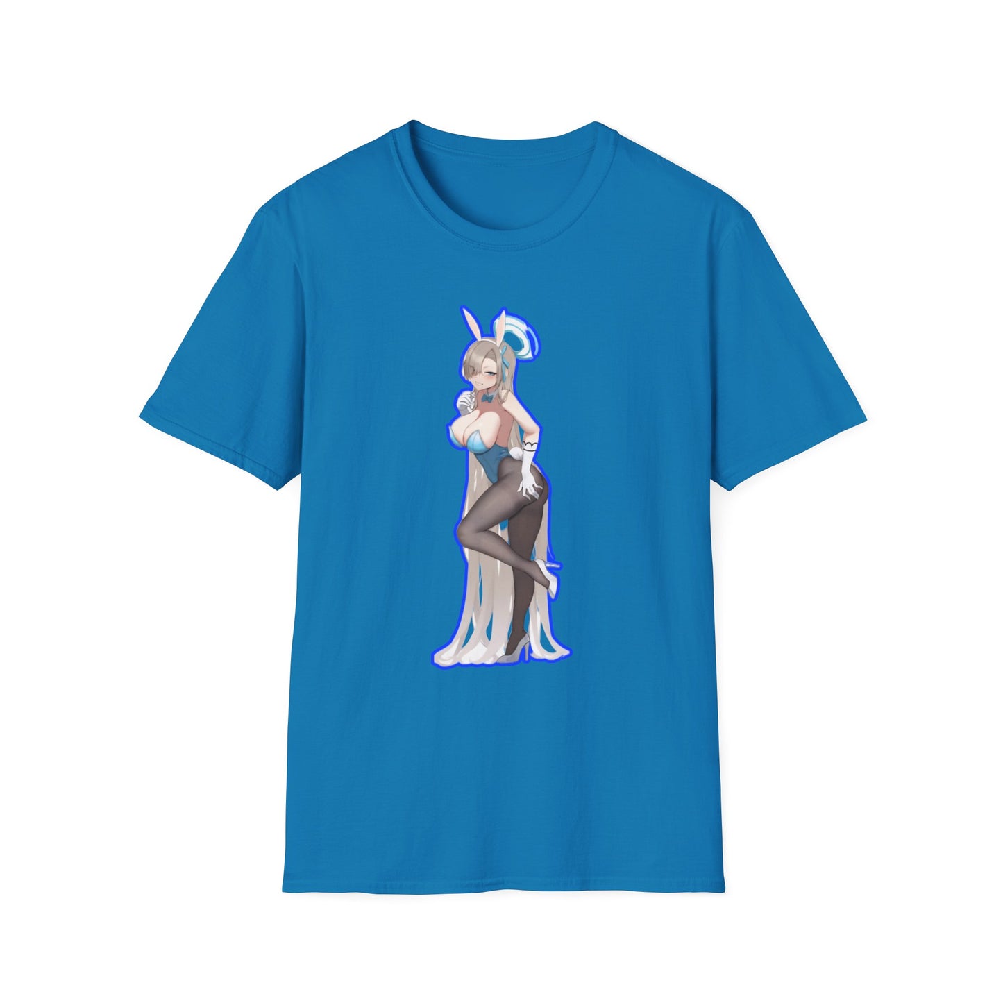 Cute Anime lewd style bunny 3-inspired Unisex T-Shirt with Playful Designs, Perfect for Niche Enthusiasts, Gift for Cosplay Events, Trendy Streetwear