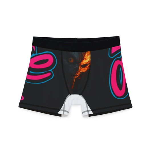 Men's Boxers with Fiery Design, Fun Underwear for Men, Unique Gift for Him, Comfortable Boxers, Everyday Loungewear, Casual Wear Underwear