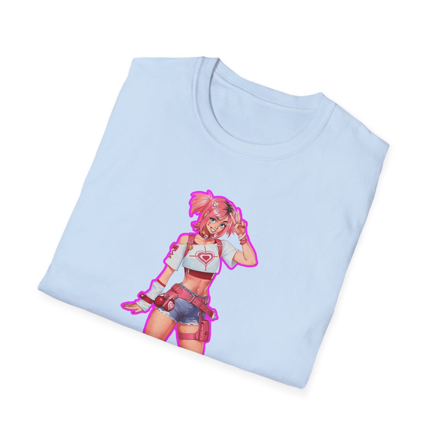 Vibrant Graphic spooky season fortnite 2Tee, Unisex Softstyle T-Shirt, Trendy Casual Wear, Perfect for Parties, Gift for Anime Lovers, Unique Statement Shirt