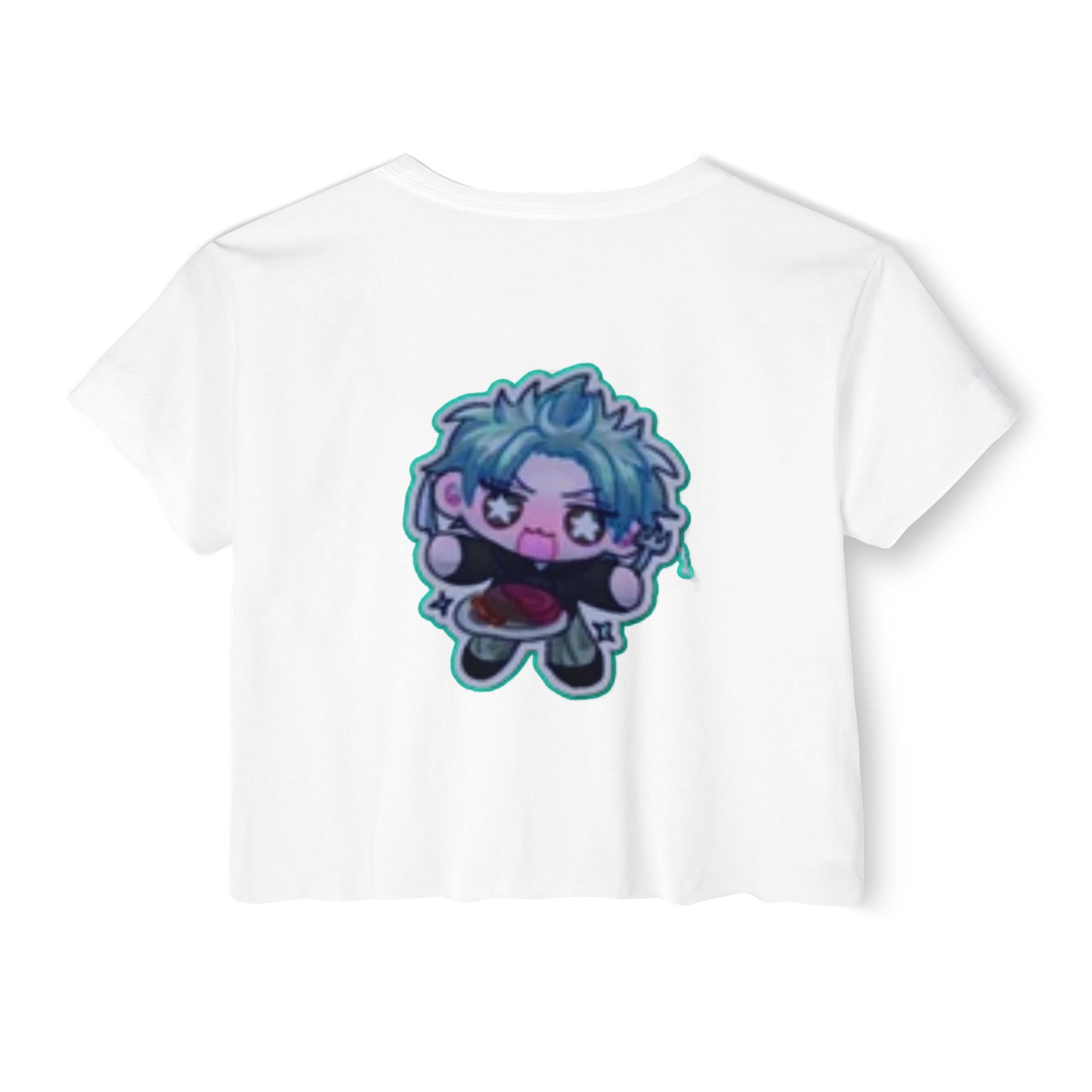 Trendy Women's initial D Festival Crop Top, Cute Graphic Tee, Summer Fashion, Festival Wear, Casual Street Style