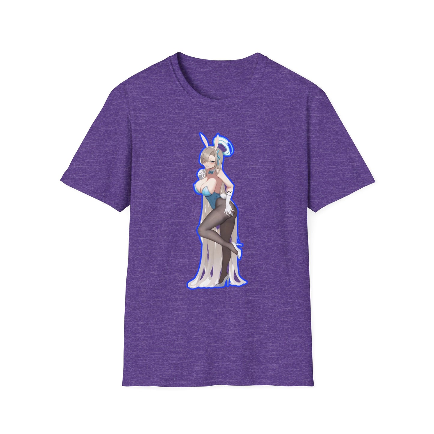 Cute Anime lewd style bunny 3-inspired Unisex T-Shirt with Playful Designs, Perfect for Niche Enthusiasts, Gift for Cosplay Events, Trendy Streetwear