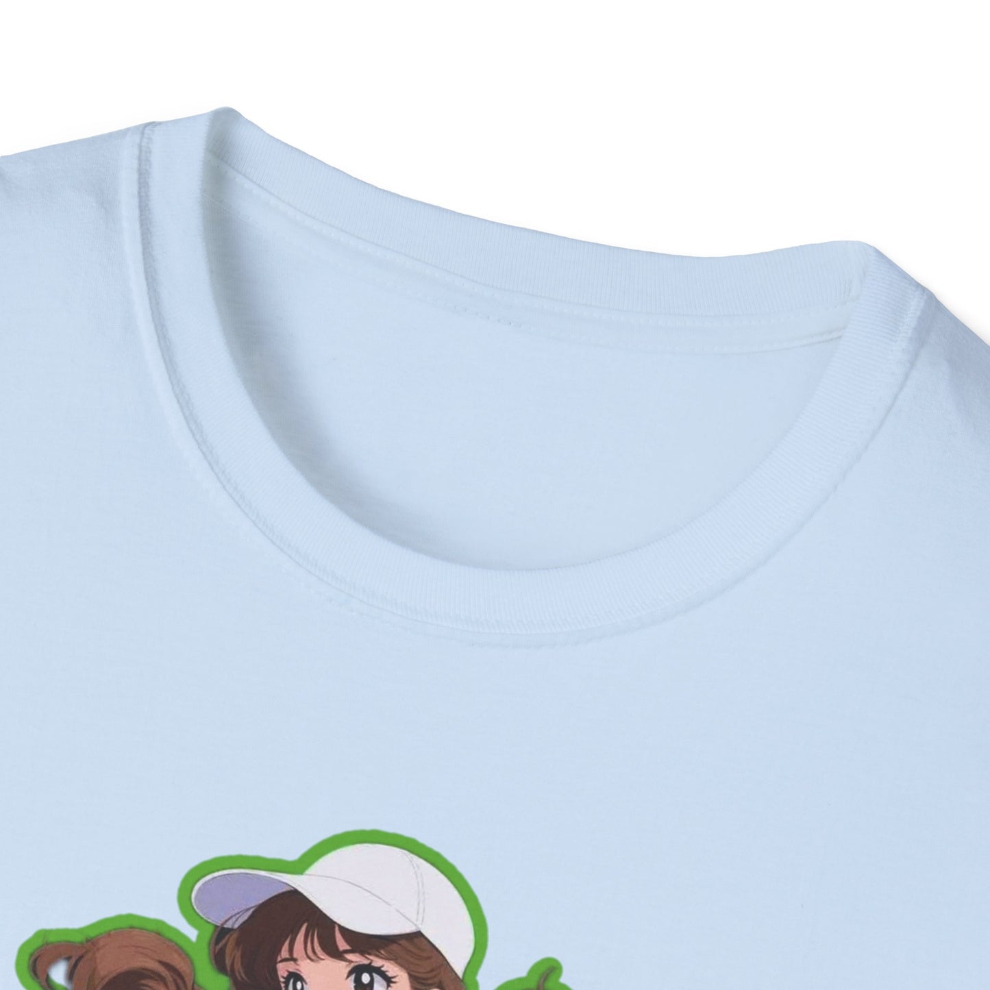 Playful Anime sailor moon 4 Character T-Shirt, Unisex Softstyle Tee, Casual Graphic Shirt, Gift for Anime Lovers, Fun Everyday Wear, Otaku Merchandise