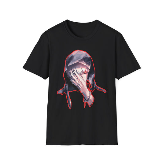 Unisex Graphic Tee tokyo ghoul style 3with Distressed Art, Casual Fashion, Streetwear Style, Gifts for Art Lovers, Everyday Wear, Unique Gift Idea