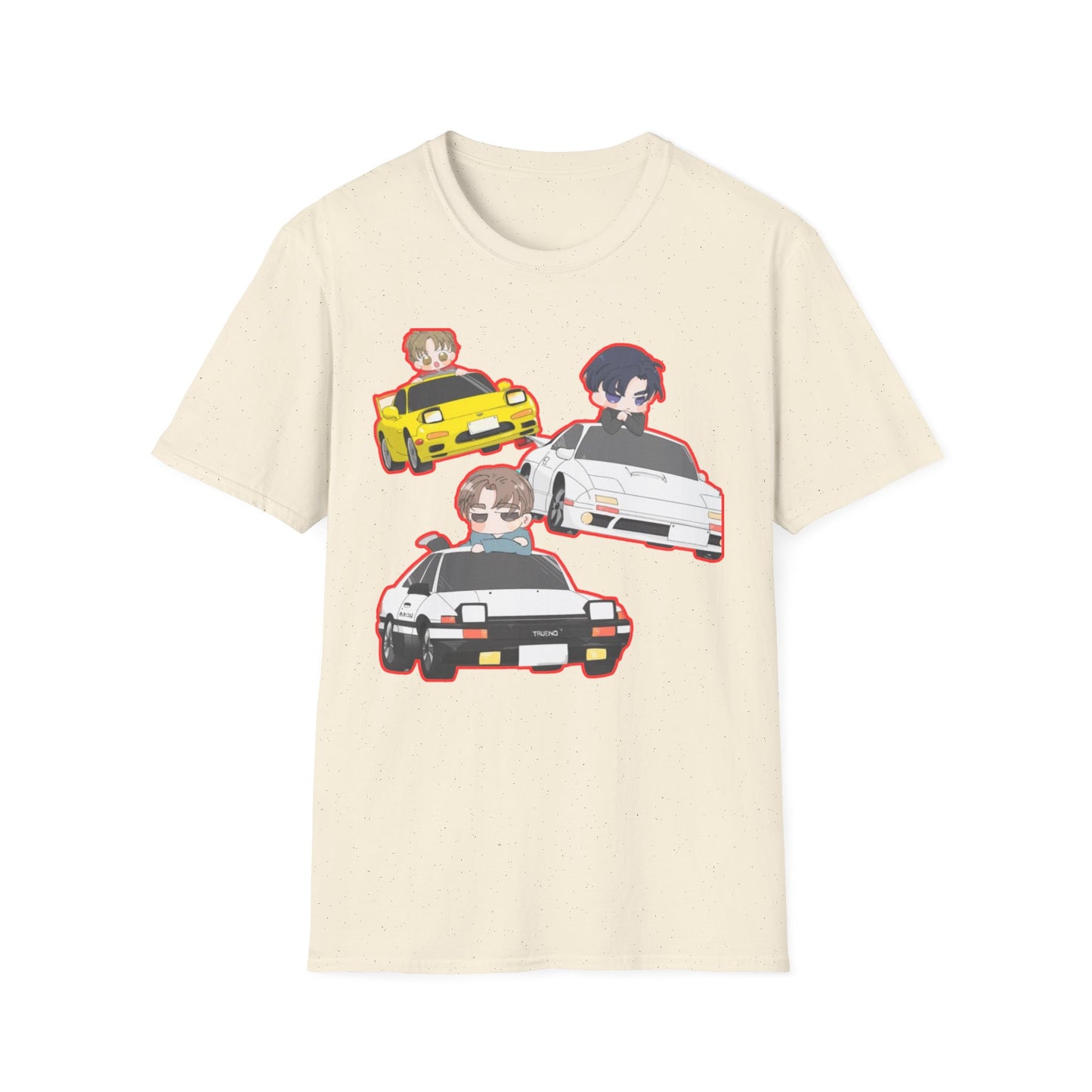 Anime Car initial D 2 Enthusiast T-Shirt, Cool Graphic Tee, Unisex Design, Perfect Gift for Gamers, Casual Streetwear, Fun Summer Shirt