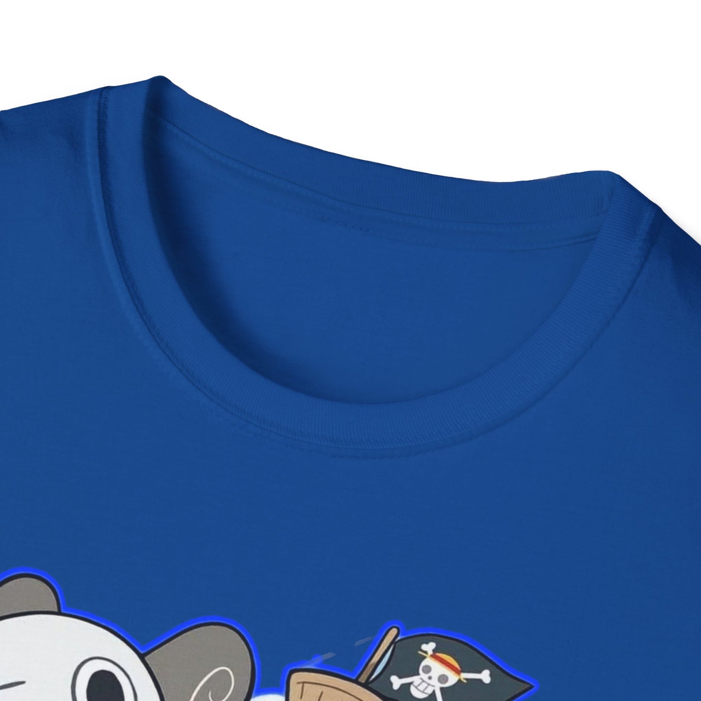 Cute Cartoon Character one piece 7 T-Shirt, Graphic Tee for Anime Lovers, Unisex Gift, Casual Wear, Softstyle Shirt