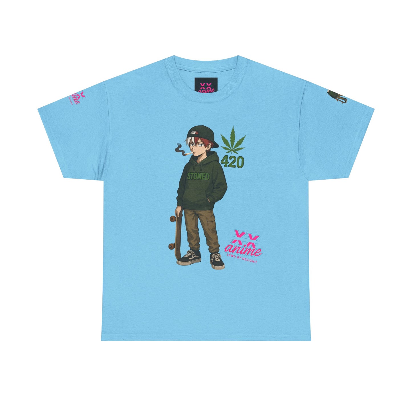 Anime-Inspired Unisex Heavy Cotton Tee, Streetwear, Gamer Style Shirt, Cool Graphic T-Shirt, Casual Anime Fashion, Perfect for 420 [...]