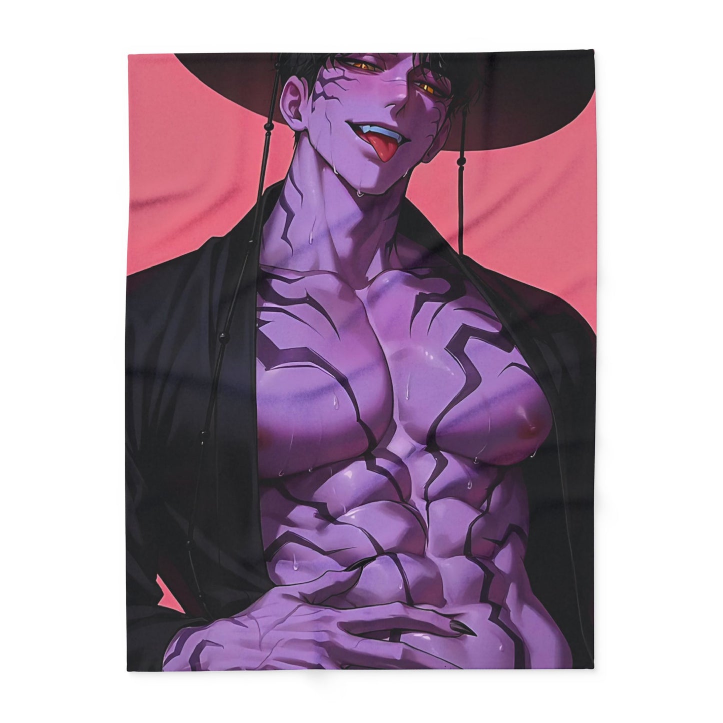 Stylish Arctic idol boy Fleece Blanket with Bold Graphic Design, Cozy Throw, Unique Gift for Fans, Perfect for Home Decor, Anime Style Blanket, [...]