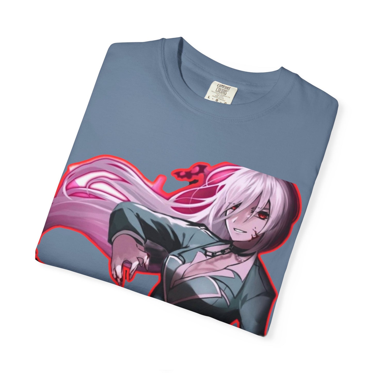 Anime-Themed T-Shirt Featuring Bold Artwork