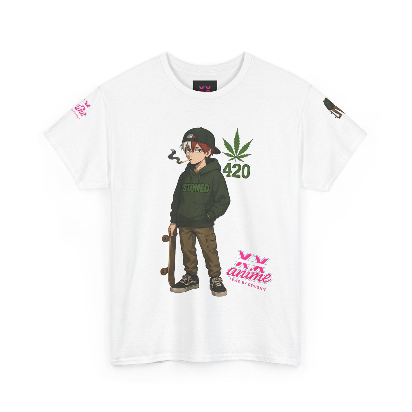 Anime-Inspired Unisex Heavy Cotton Tee, Streetwear, Gamer Style Shirt, Cool Graphic T-Shirt, Casual Anime Fashion, Perfect for 420 [...]