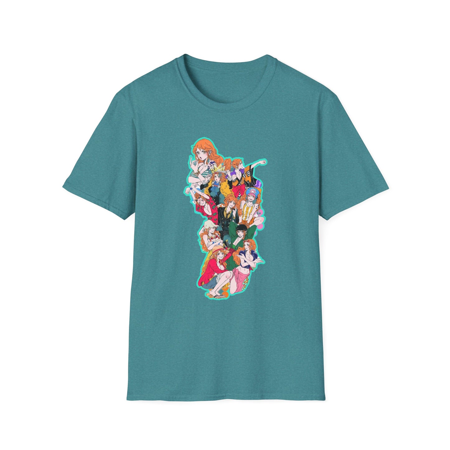 Whimsical Cartoon one piece 9 Character Unisex T-Shirt | Fun Graphic Tee, Gift for Fans, Casual Wear, Collectible Apparel, Birthday Gift