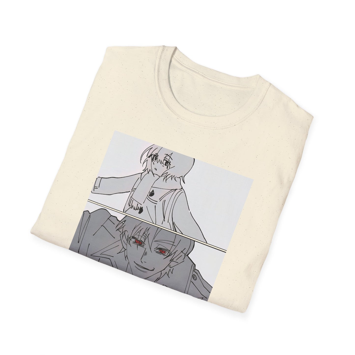 Artistic Unisex erased 2 T-Shirt - Graphic Tee for Anime Lovers, Casual Wear for Parties, Birthdays, and Comic Con