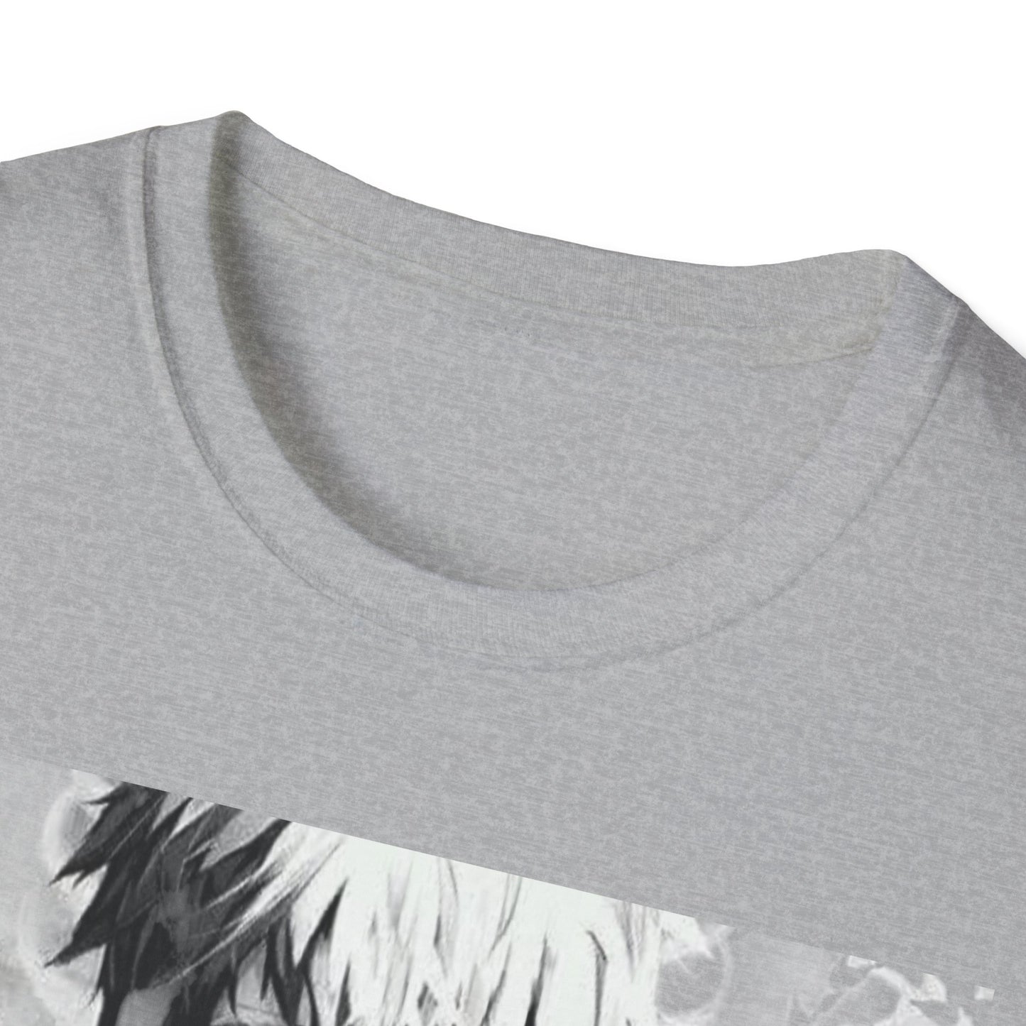 Anime Art Unisex tokyo ghoul style 2Softstyle T-Shirt | Perfect Gift for Fans, Graphic Tee, Casual Wear, Cosplay, Every Day Comfort