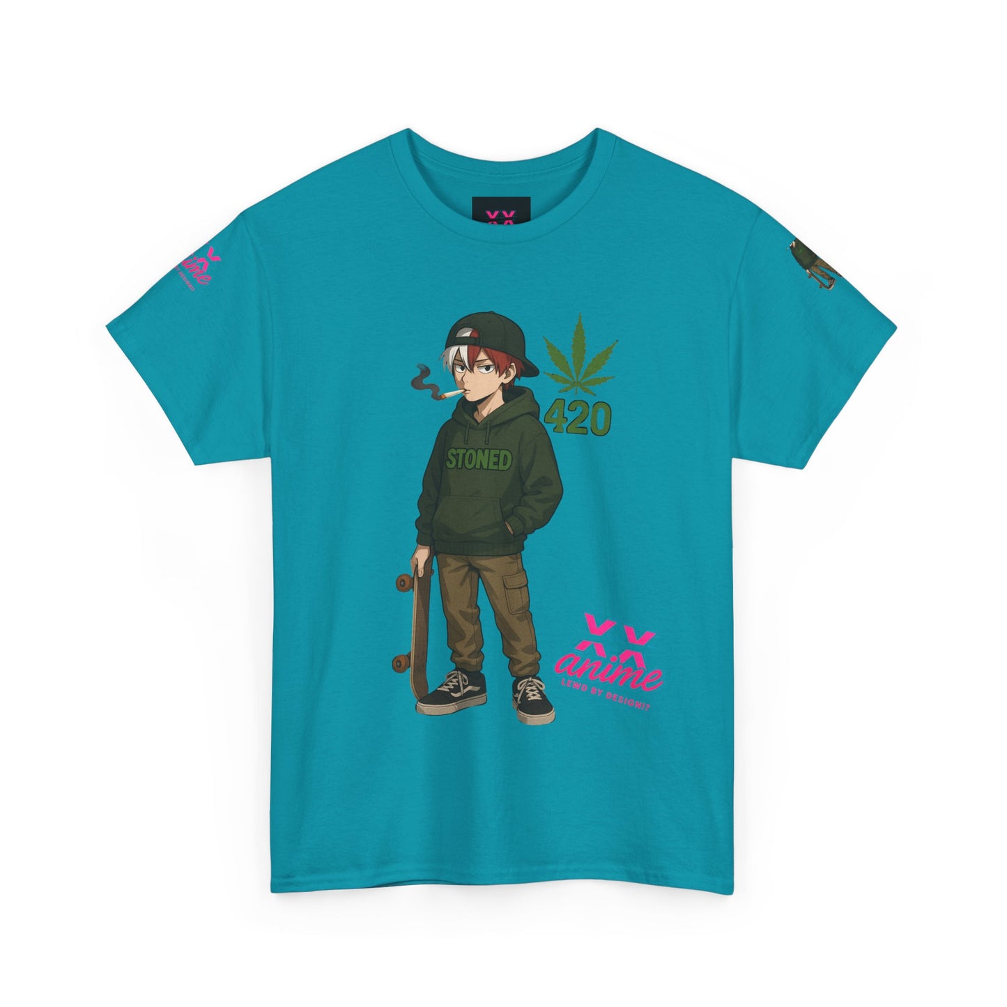 Anime-Inspired Unisex Heavy Cotton Tee, Streetwear, Gamer Style Shirt, Cool Graphic T-Shirt, Casual Anime Fashion, Perfect for 420 [...]