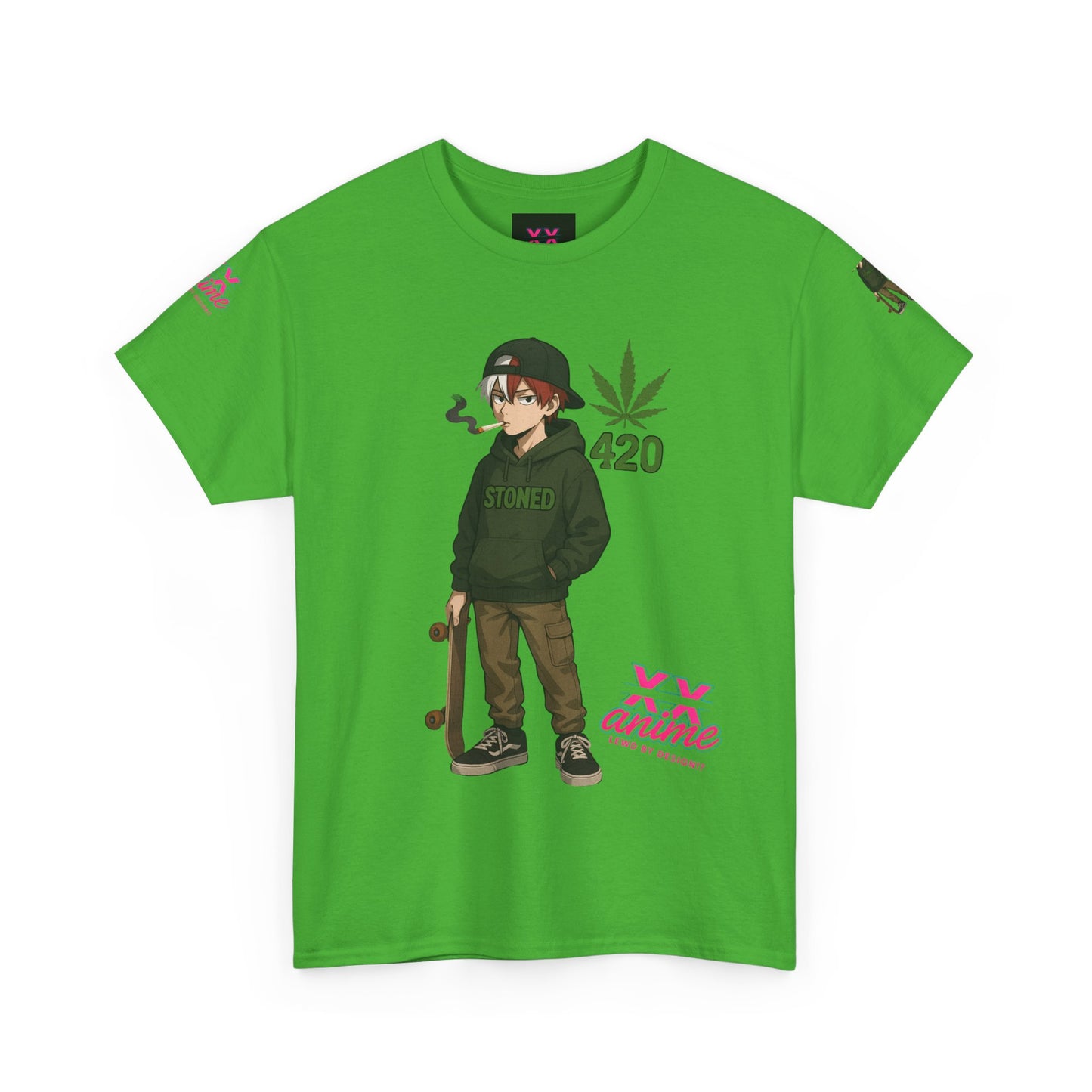 Anime-Inspired Unisex Heavy Cotton Tee, Streetwear, Gamer Style Shirt, Cool Graphic T-Shirt, Casual Anime Fashion, Perfect for 420 [...]