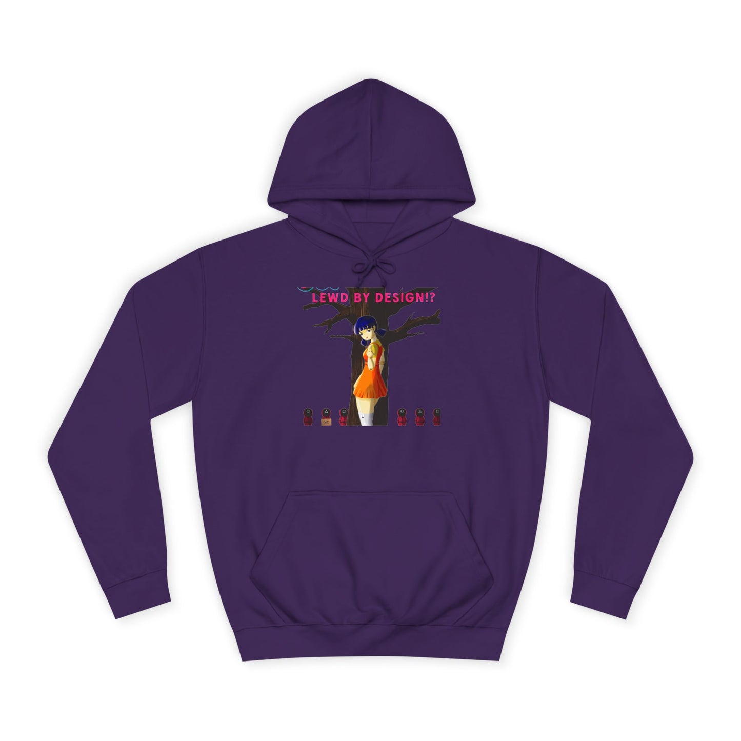 Trendy Anime College Hoodie, Cozy Unisex Sweatshirt, Perfect Gift for Students, Casual Streetwear, Unique Graphic Pullover
