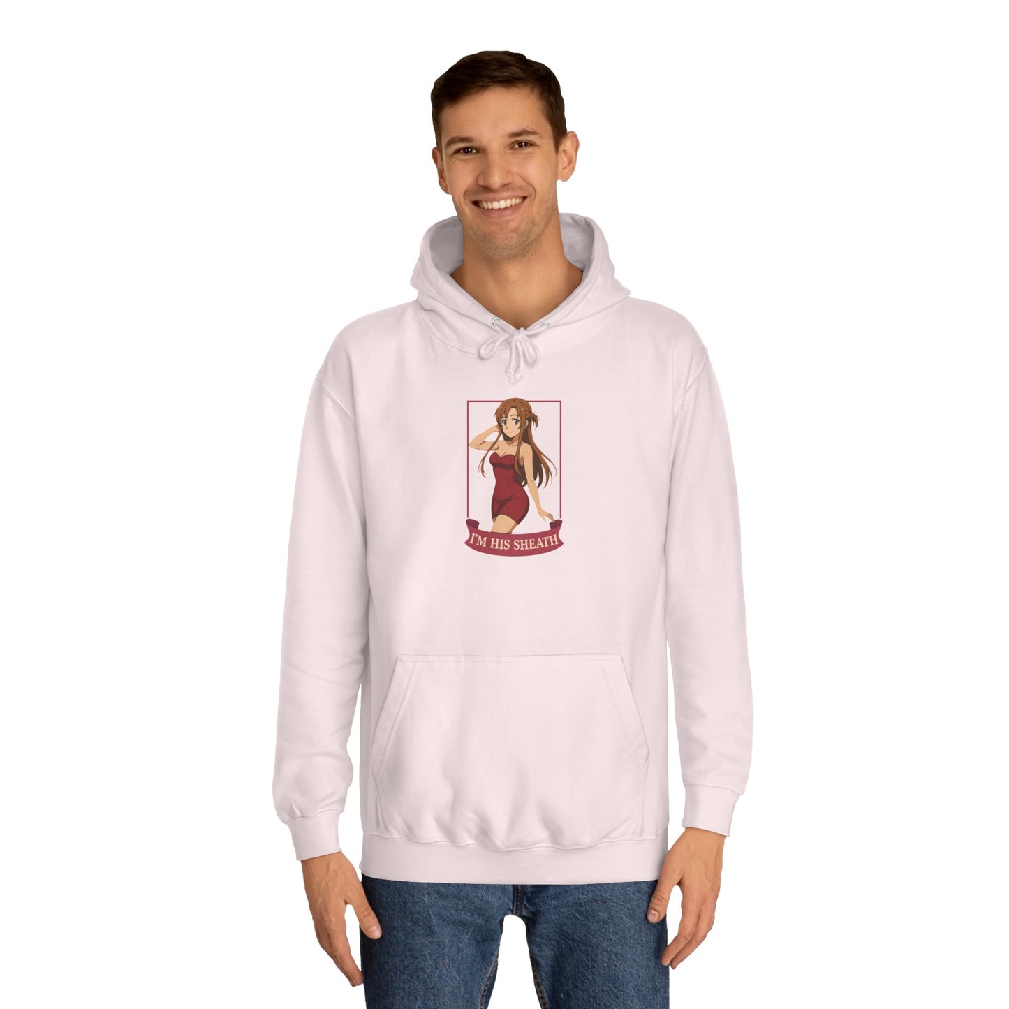 Anime-Inspired Unisex College Hoodie, Comfortable Casual Wear, Unique Graphic Sweatshirt, Trendy Gifts for Students, Streetwear Style