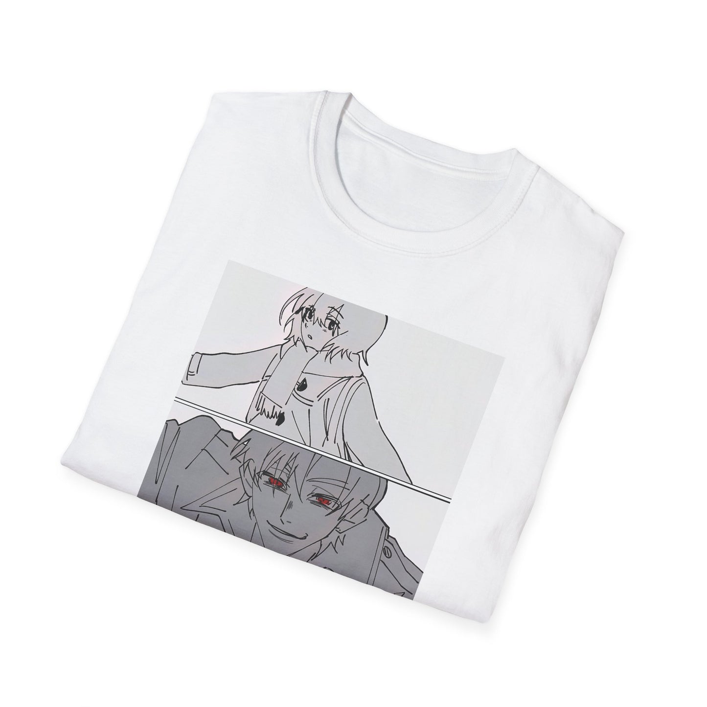 Artistic Unisex erased 2 T-Shirt - Graphic Tee for Anime Lovers, Casual Wear for Parties, Birthdays, and Comic Con