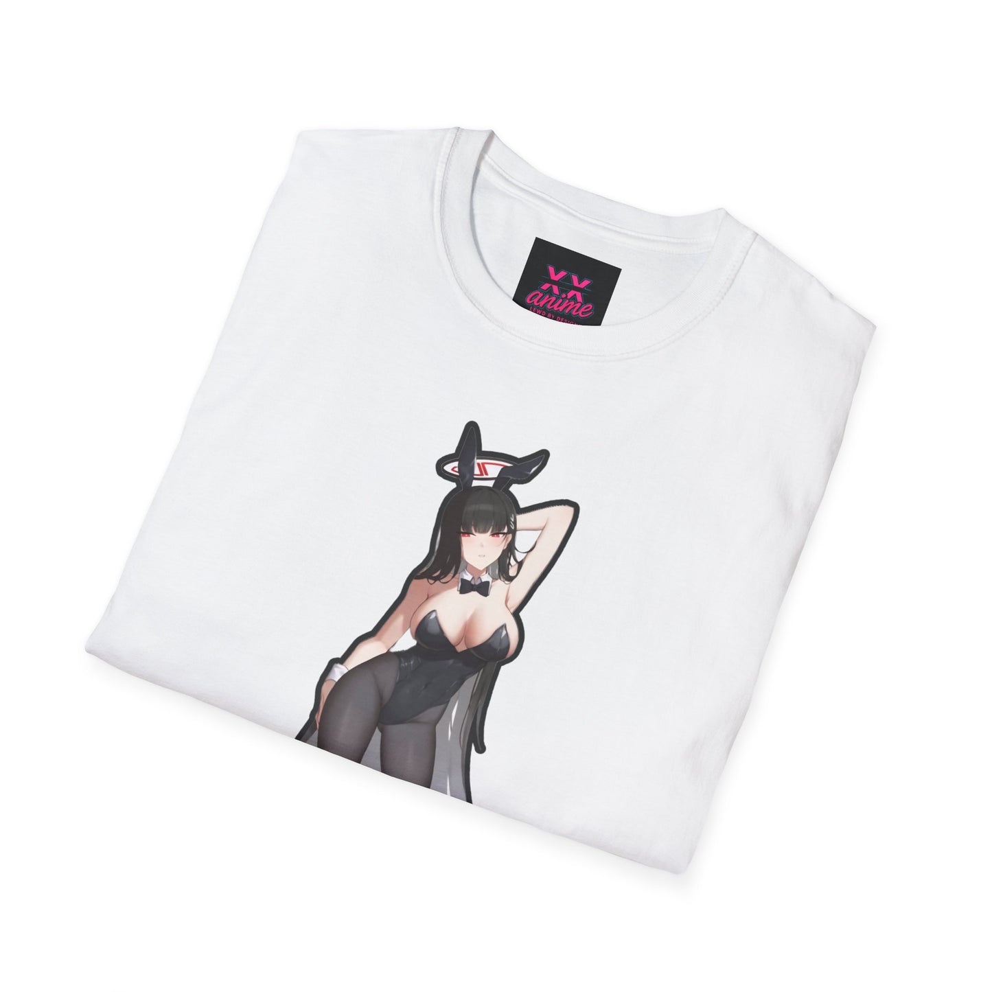 Anime-Inspired Witchy lewd bunny 2 T-Shirt: Spooky Season Vibe, Perfect for Comic Con, Halloween Party, or Casual Wear, Unisex Softstyle Tee, [...]